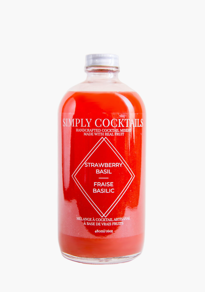 SIMPLY COCKTAILS-STRAWBERRYBASIL MIXER (