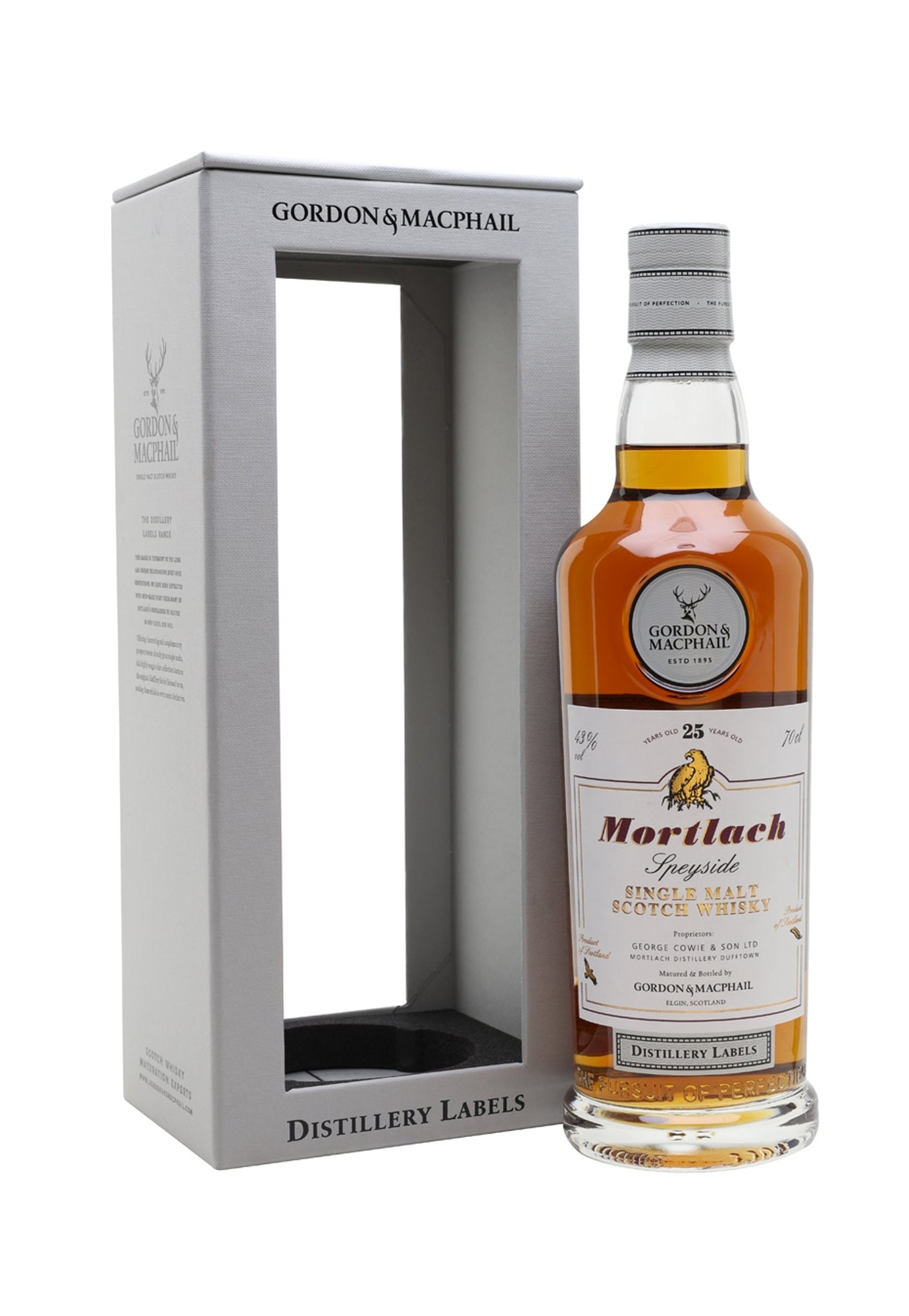 DISTILLERY LABEL MORTLACH 25YO          