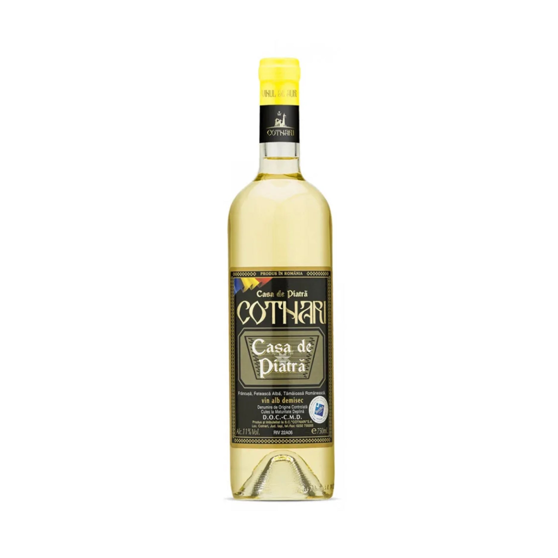 CASA DE PIATRA ALB DEMISEC 0 75L        