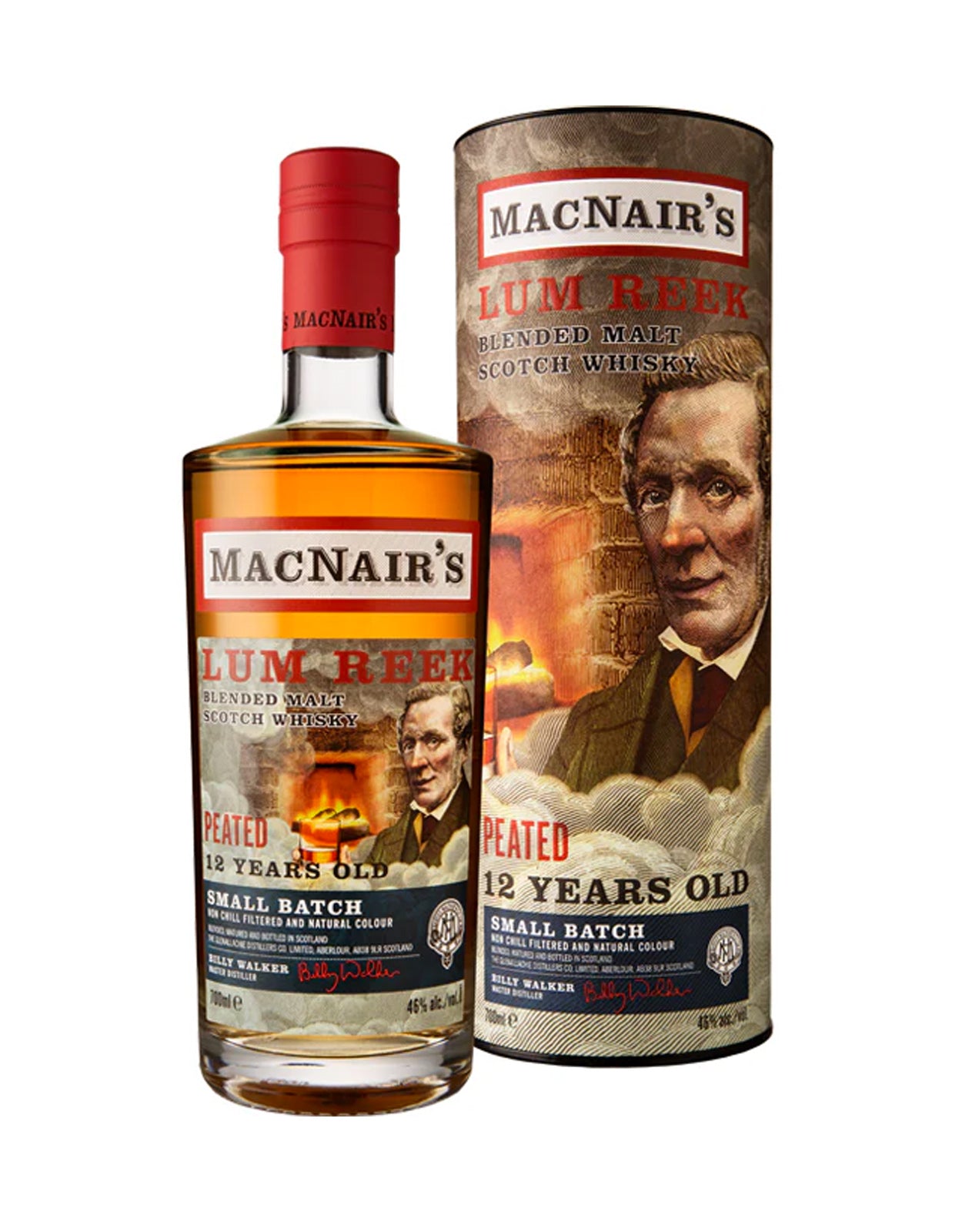 MACNAIR'S LUM REEK 12 YO BLENDED SCOTCH 