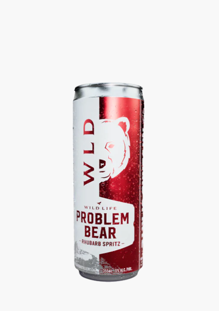 Wild Life 'Problem Bear' Rhubarb Spritz - 4 X 355ML