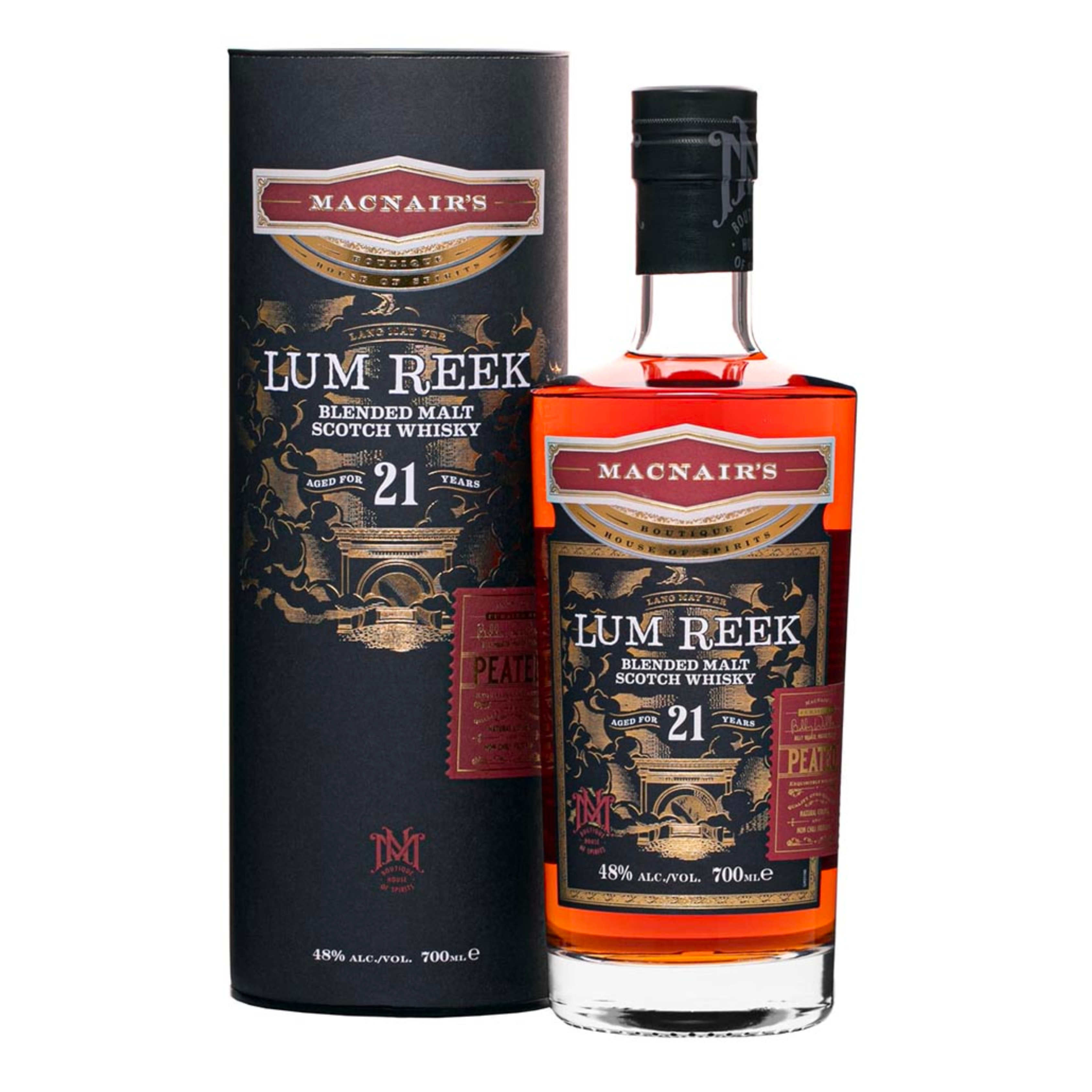 MACNAIR'S LUM REEK 21 YO BLENDED SCOTCH 