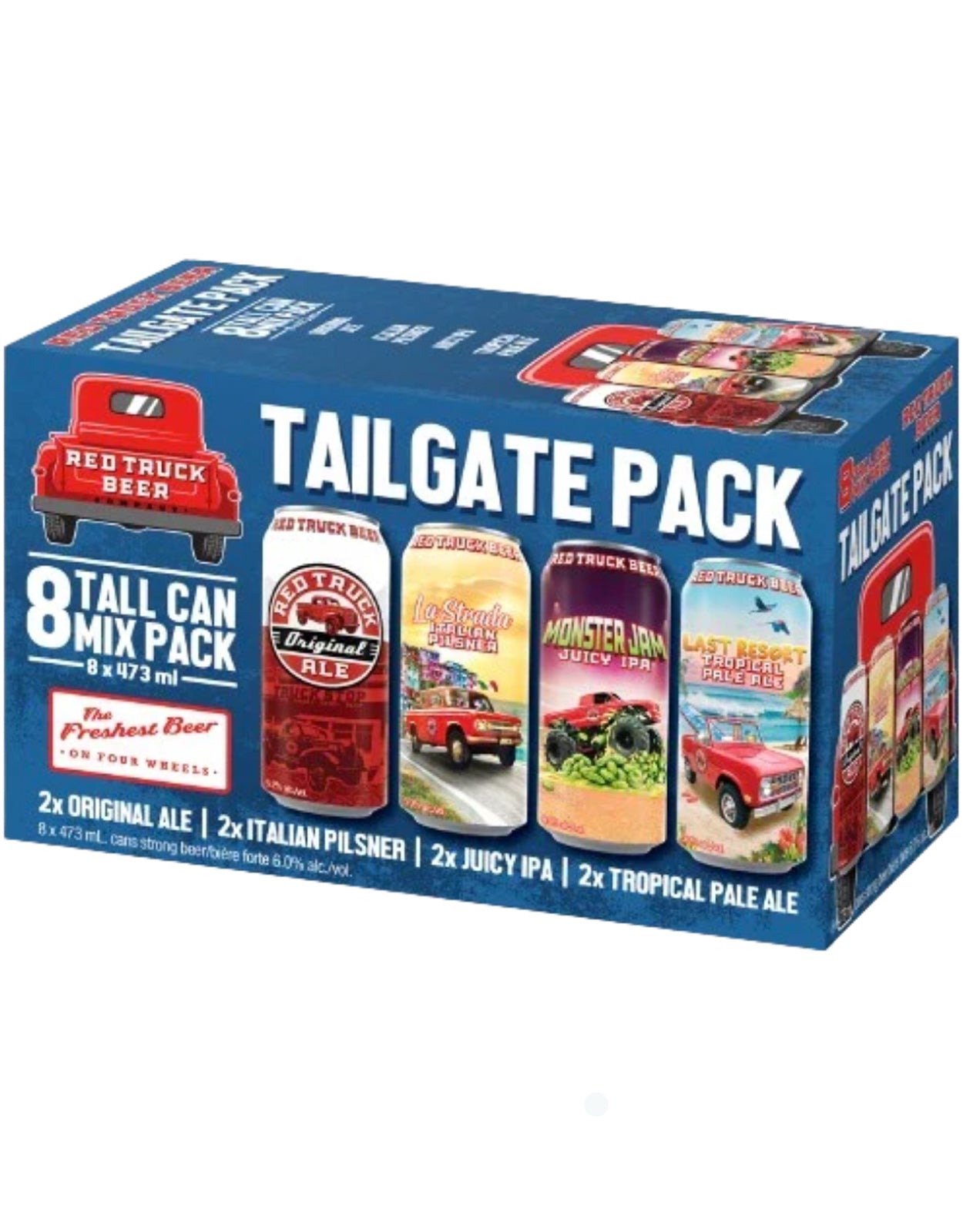 RED TRUCK TAILGATE 8 PACK MIXER         