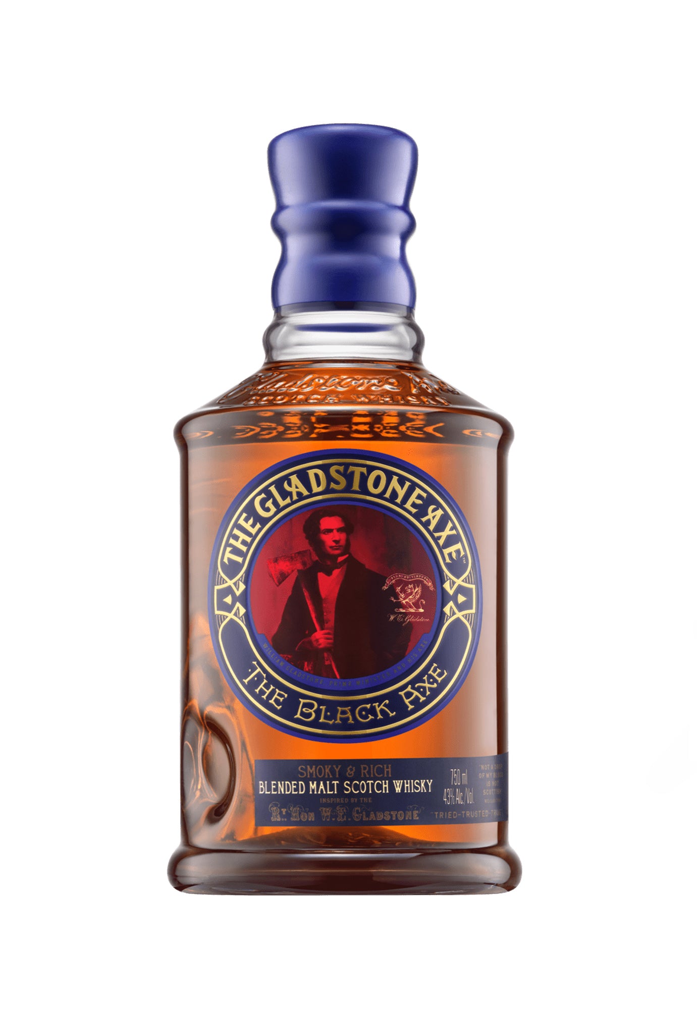 THE GLADSTONE AXE THE BLACK AXE WHISKY  