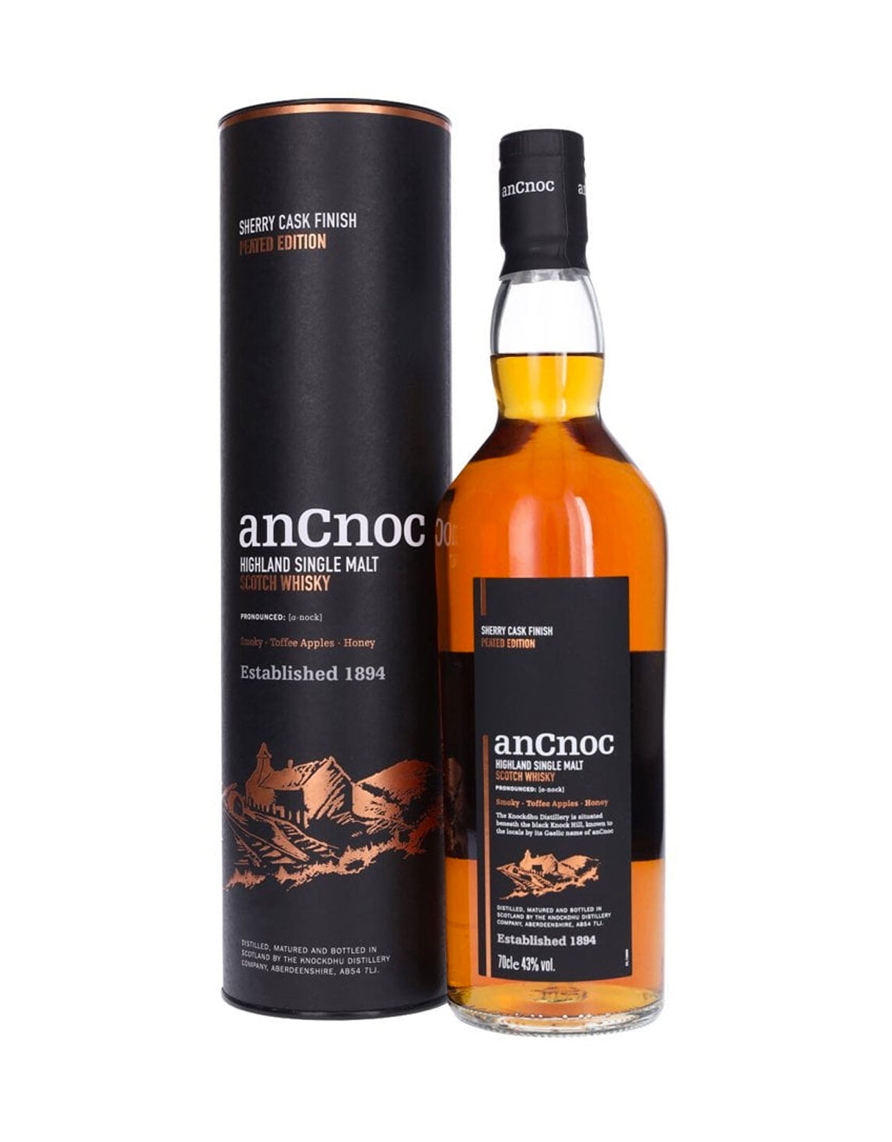 ANCNOC PEATED SHERRY CASK BATCH 3       