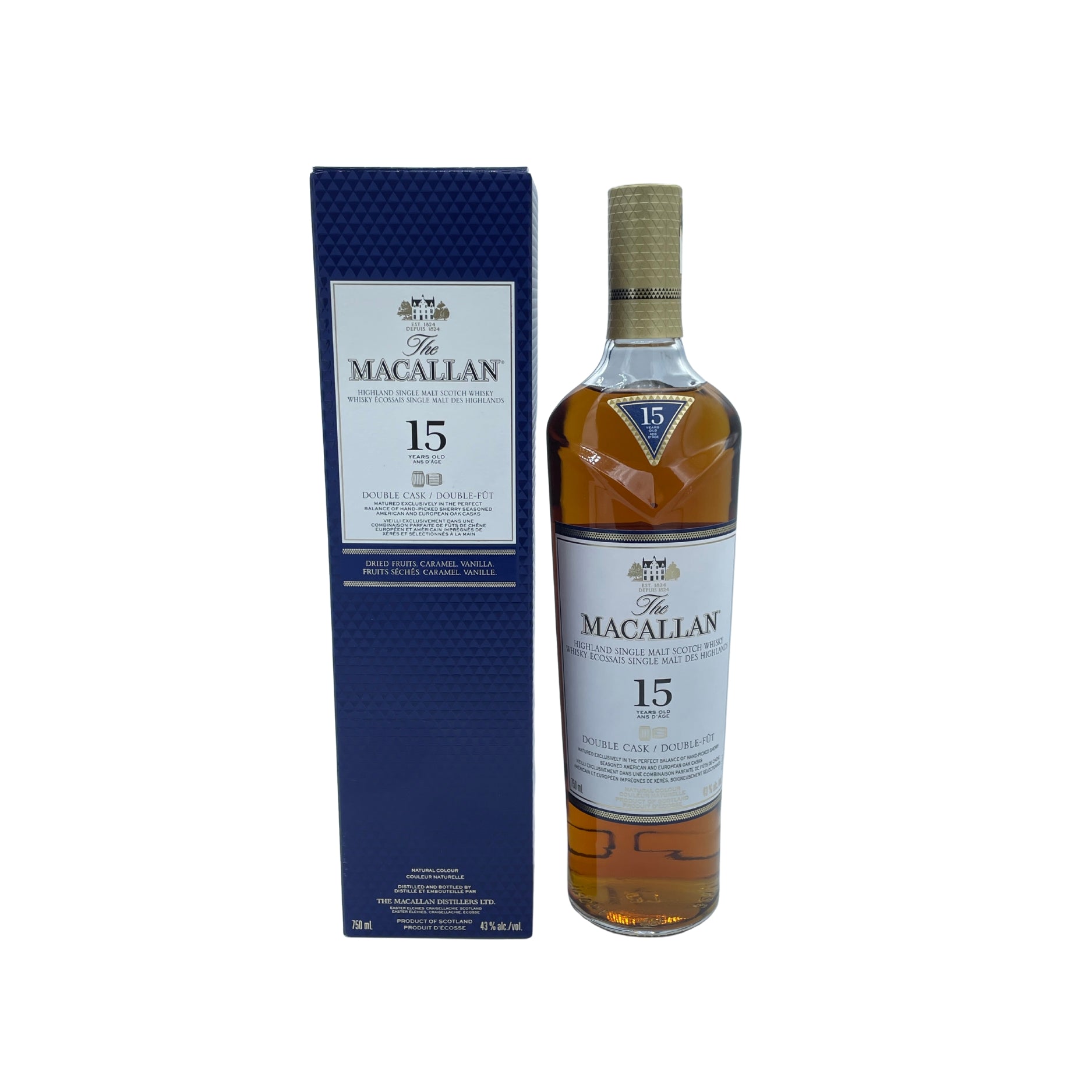 THE MACALLAN DOUBLE CASK 15 YEAR OLD    