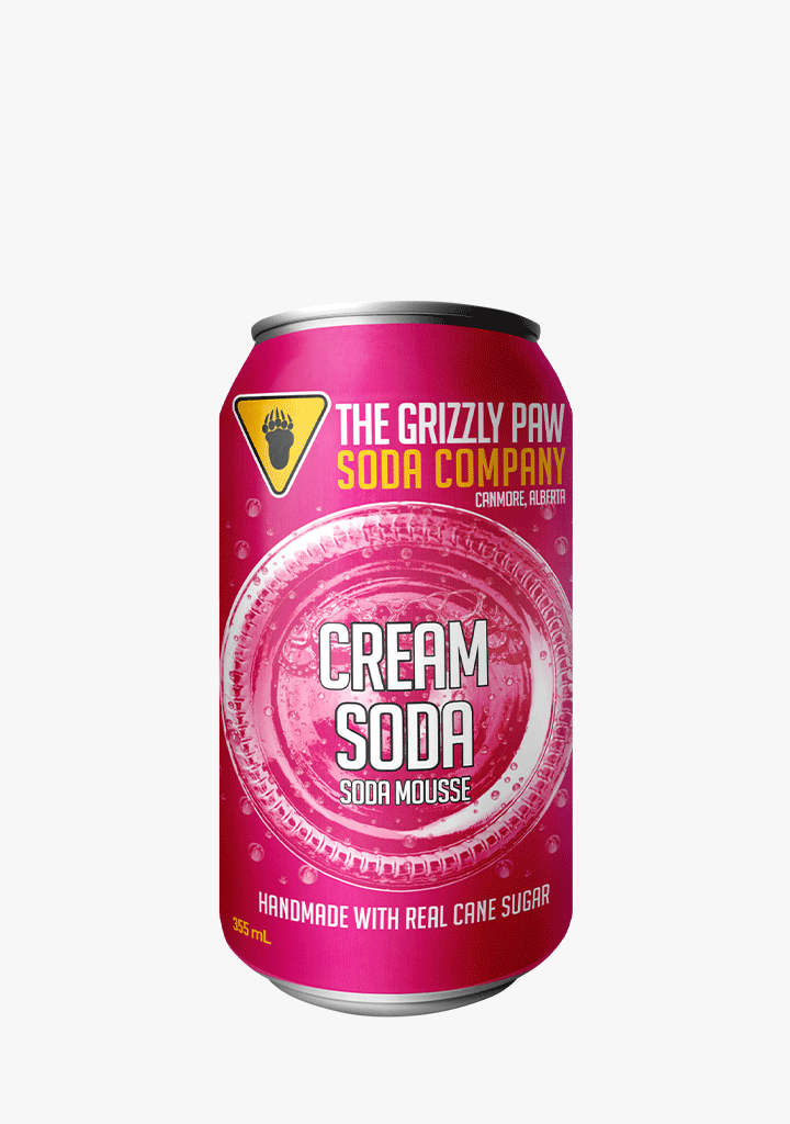 GRIZZLY PAW CREAM SODA (24 X 355)       