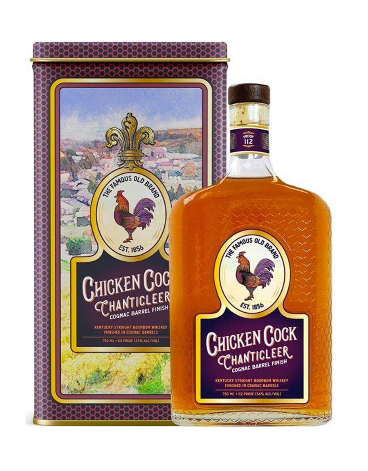 CHICKEN COCK CHANTICLEER COGNAC BARREL  