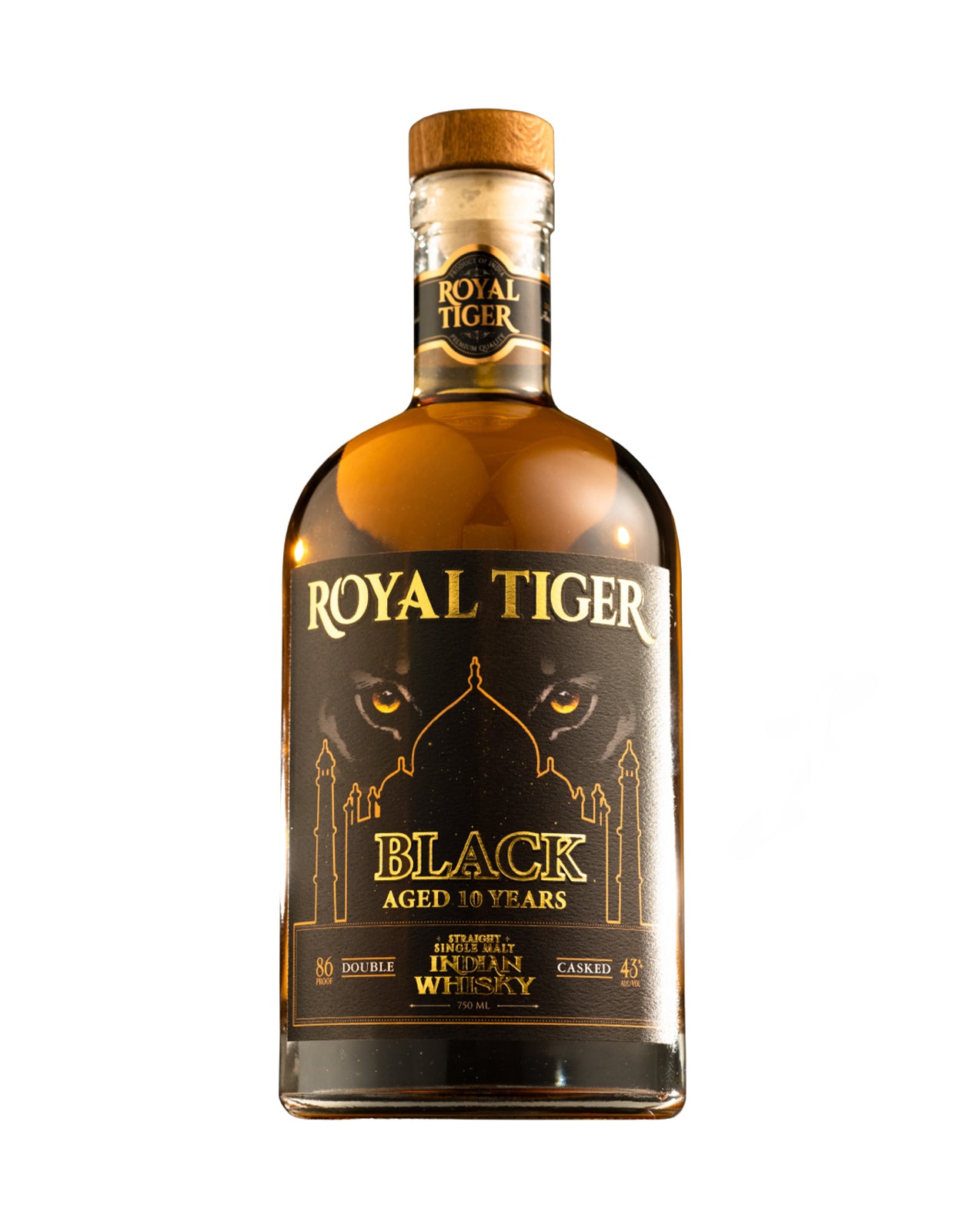 ROYAL TIGER BLACK 10 YEARS SINGLE MALT  