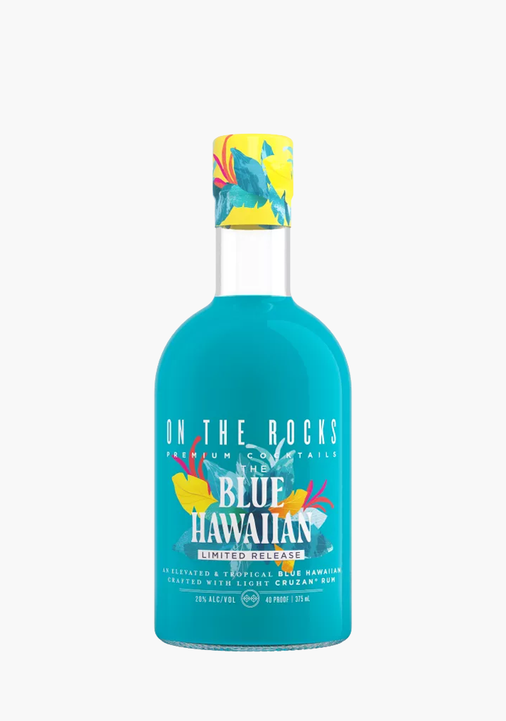 ON THE ROCKS CRUZAN BLUE HAWAIIAN       