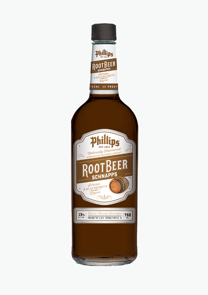 PHILLIPS ROOT BEER SCHNAPPS             