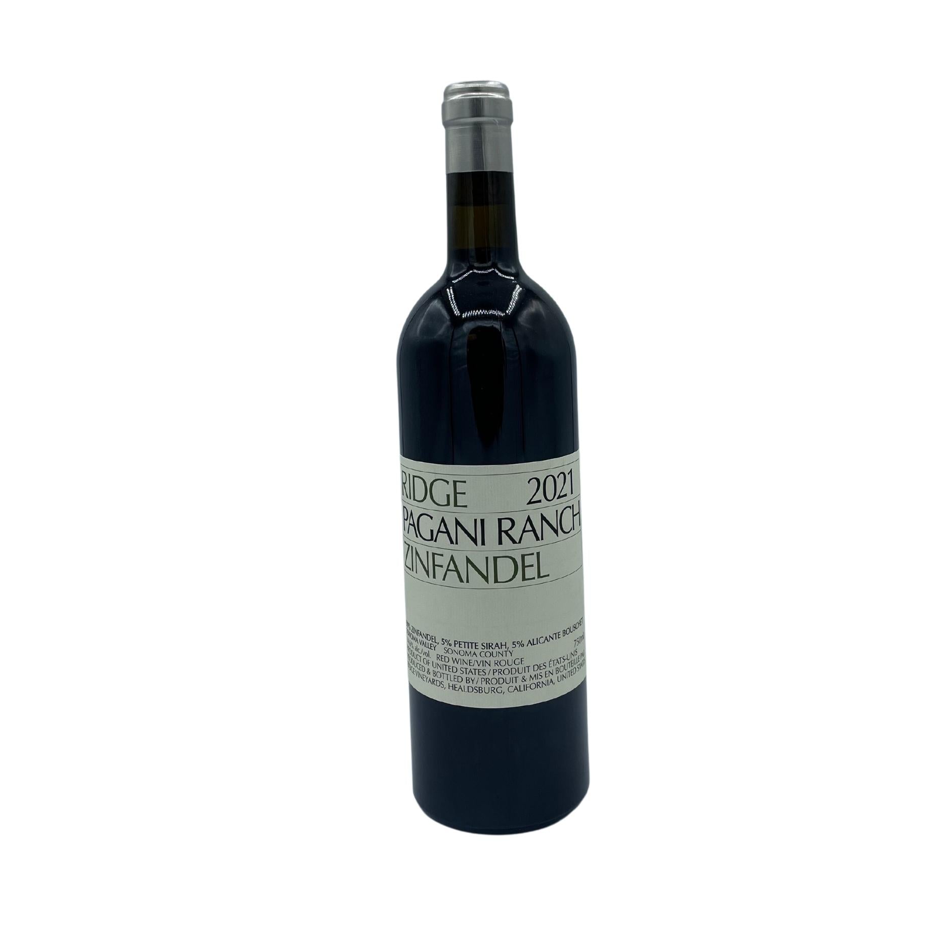 RIDGE PAGANI RANCH ZINFANDEL            