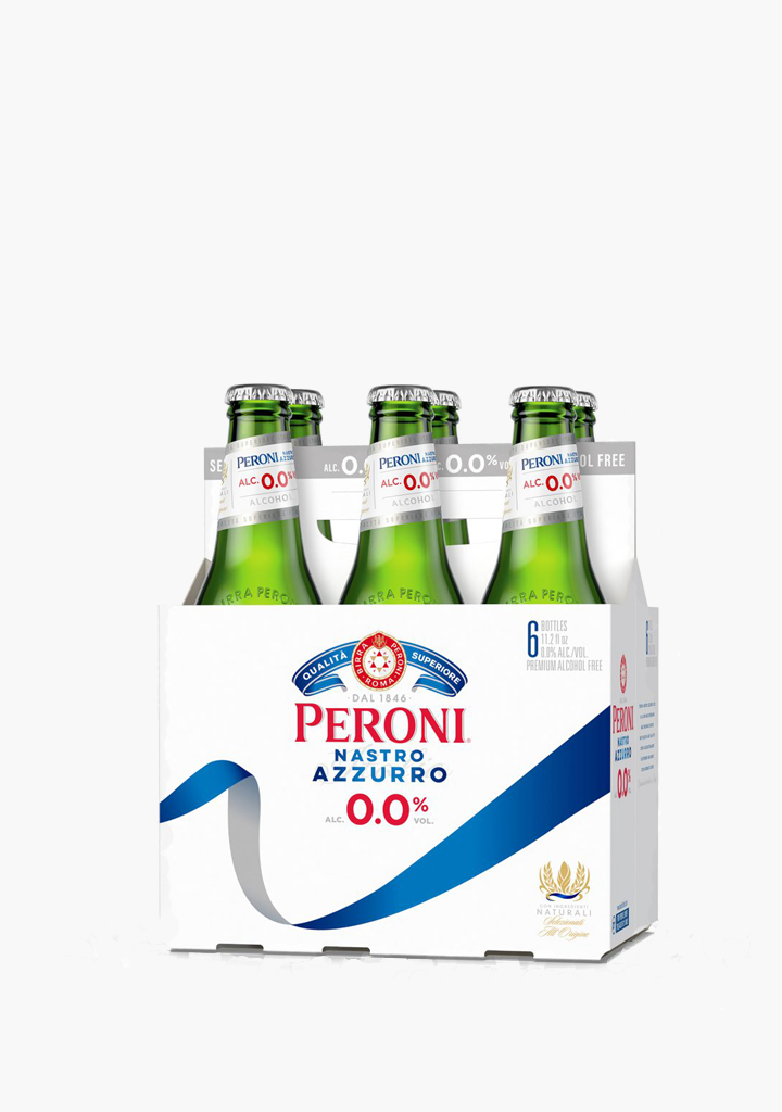 PERONI 0.0% 6 X 330ML BTLS              