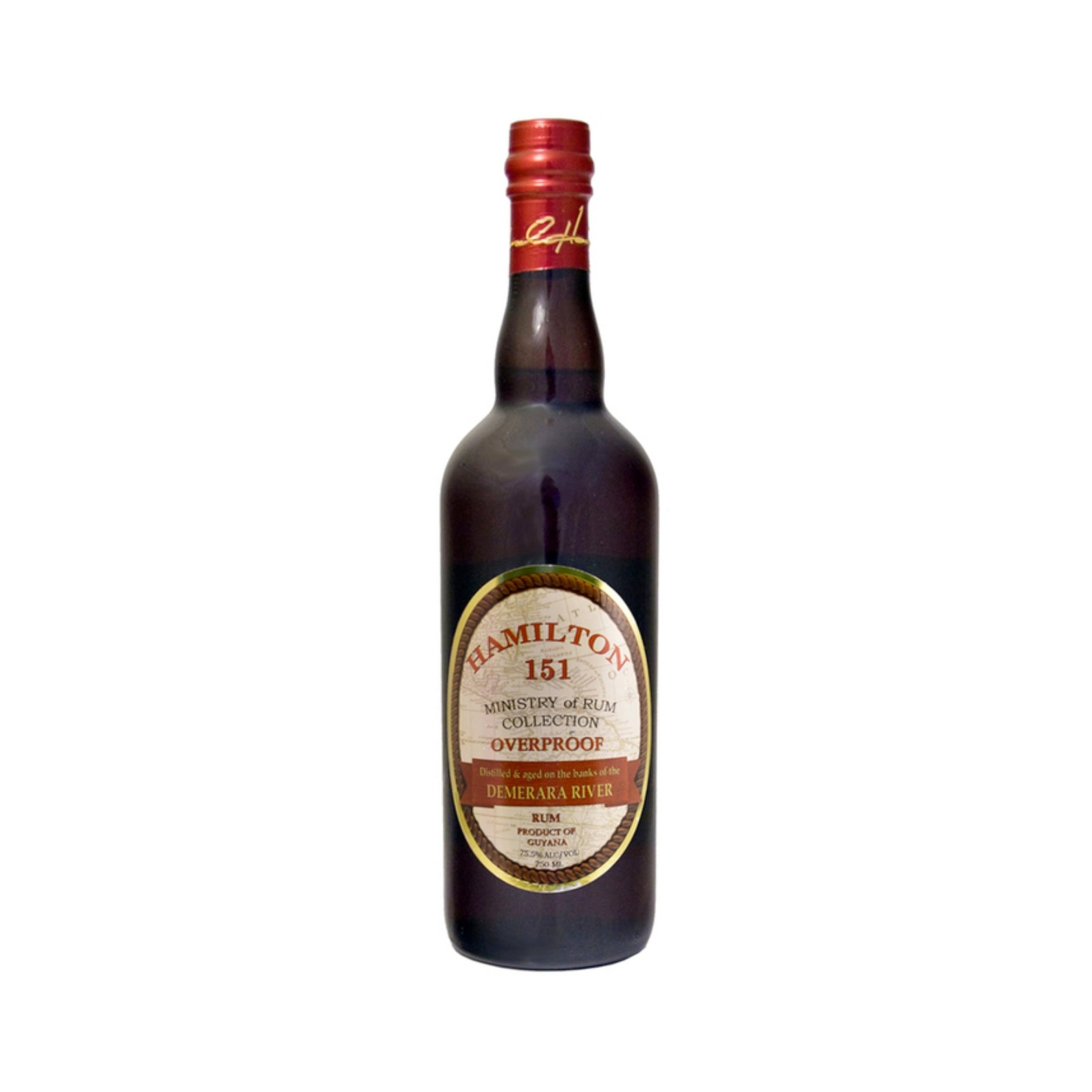 HAMILTON 151 PROOF DEMERERA RUM         