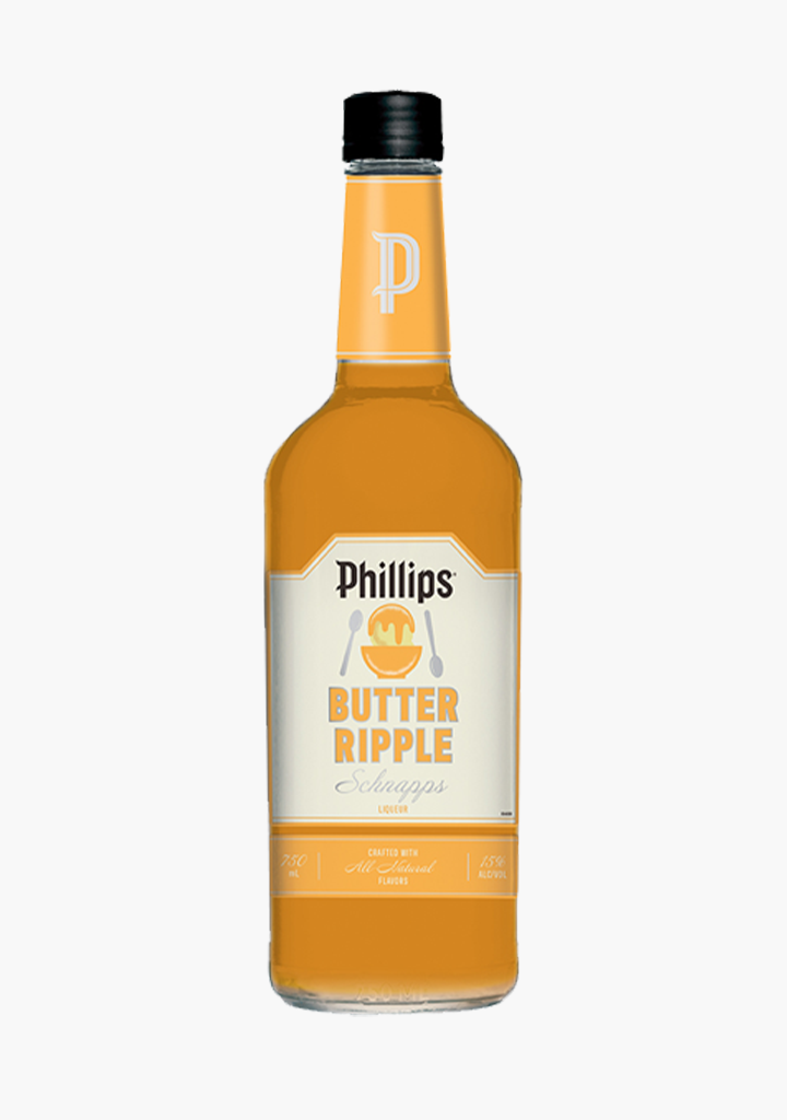 PHILLIPS BUTTER RIPPLE SCHNAPPS         