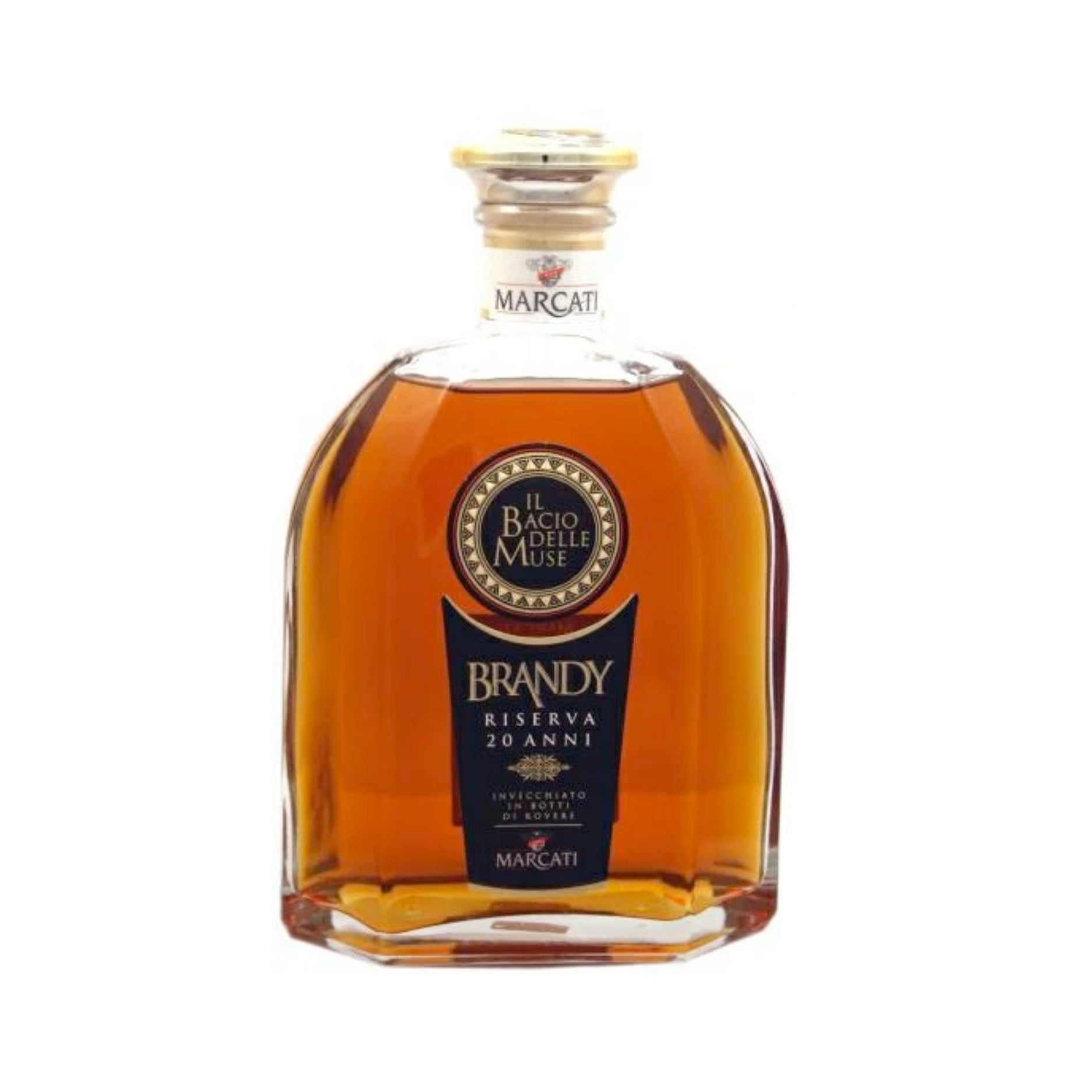 MARCATI BRANDY RISERVA 20YR DCANTER W-BX