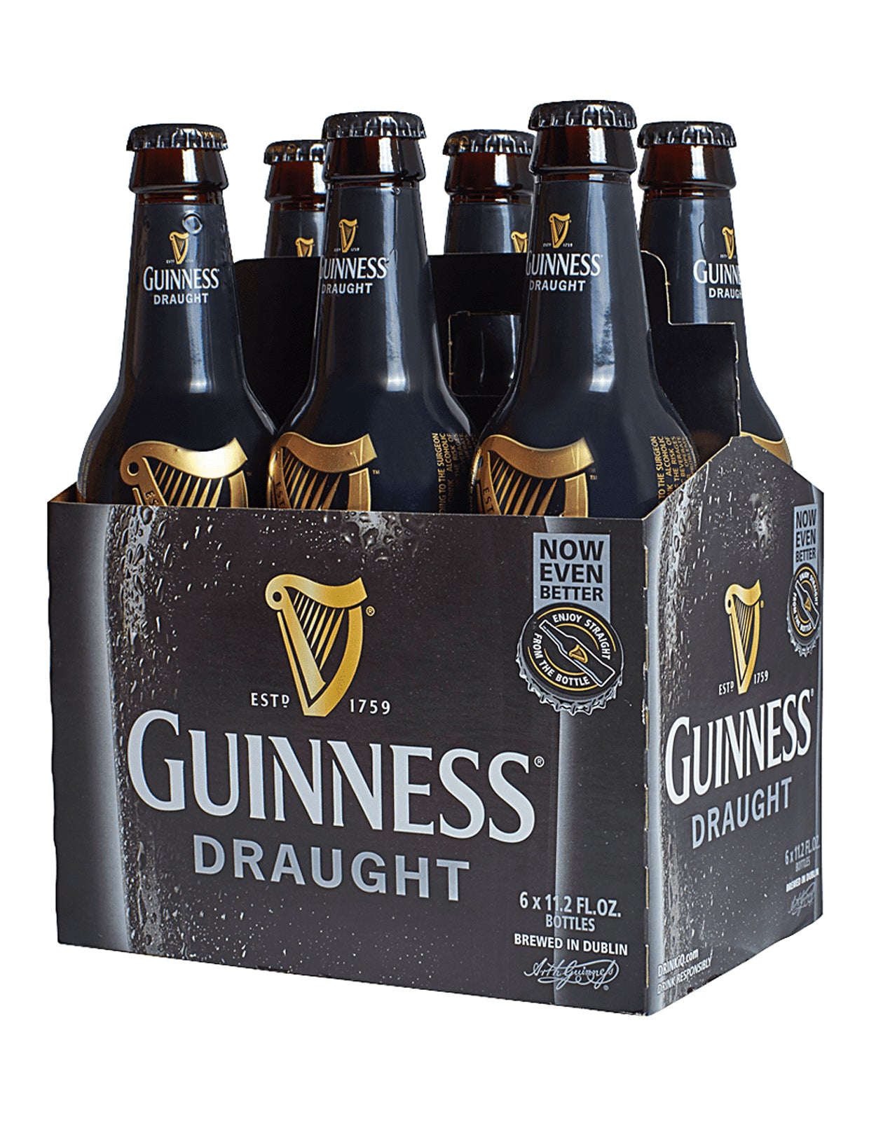 GUINNESS DRAUGHT (BOTTLES) 6-PACK       
