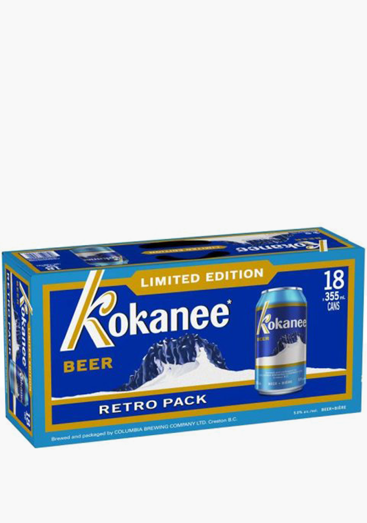 Kokanee Cans 'Retro Pack' - 18x355ML