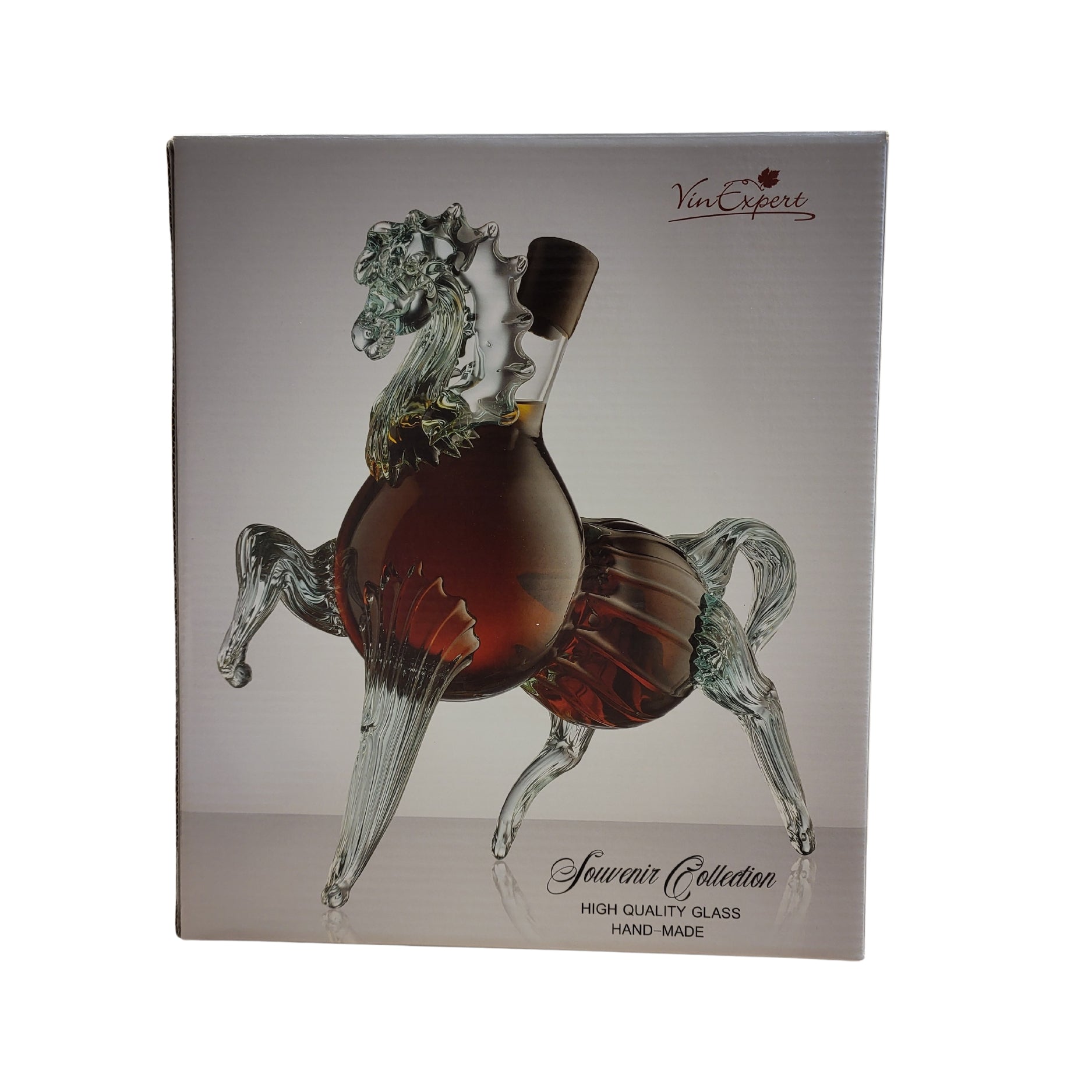 DIVIN 'AROMA'-HORSE GLASS FIGURINE      