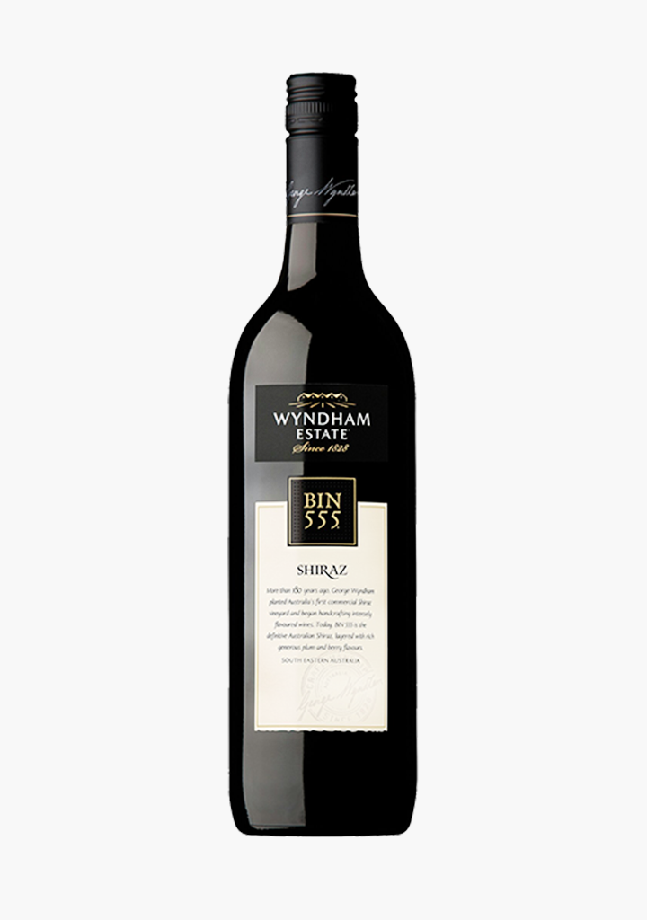WYNDHAM ESTATE BIN 555 SHIRAZ           