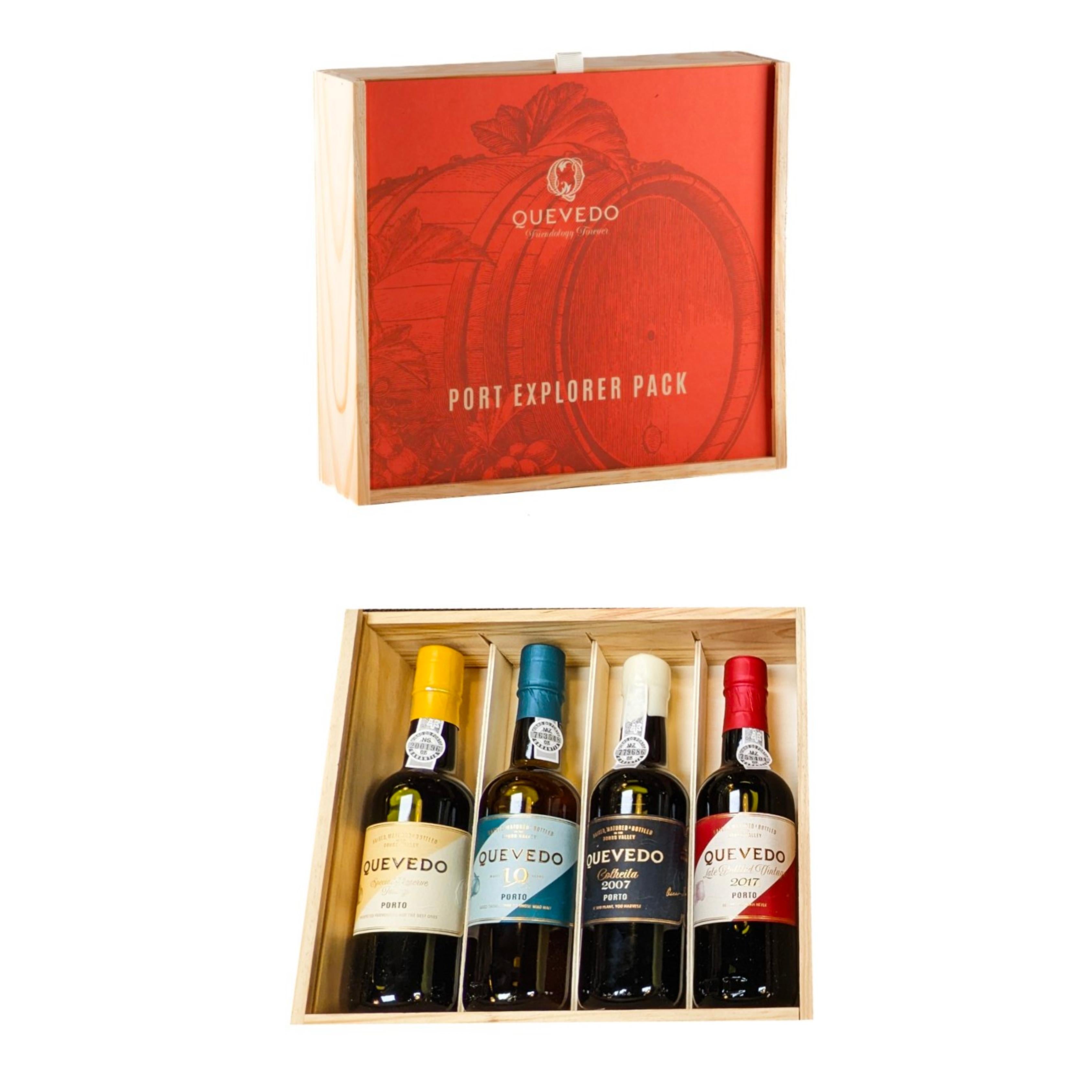 QUEVEDO EXPLORER PORT GIFT PACK (WOOD)  