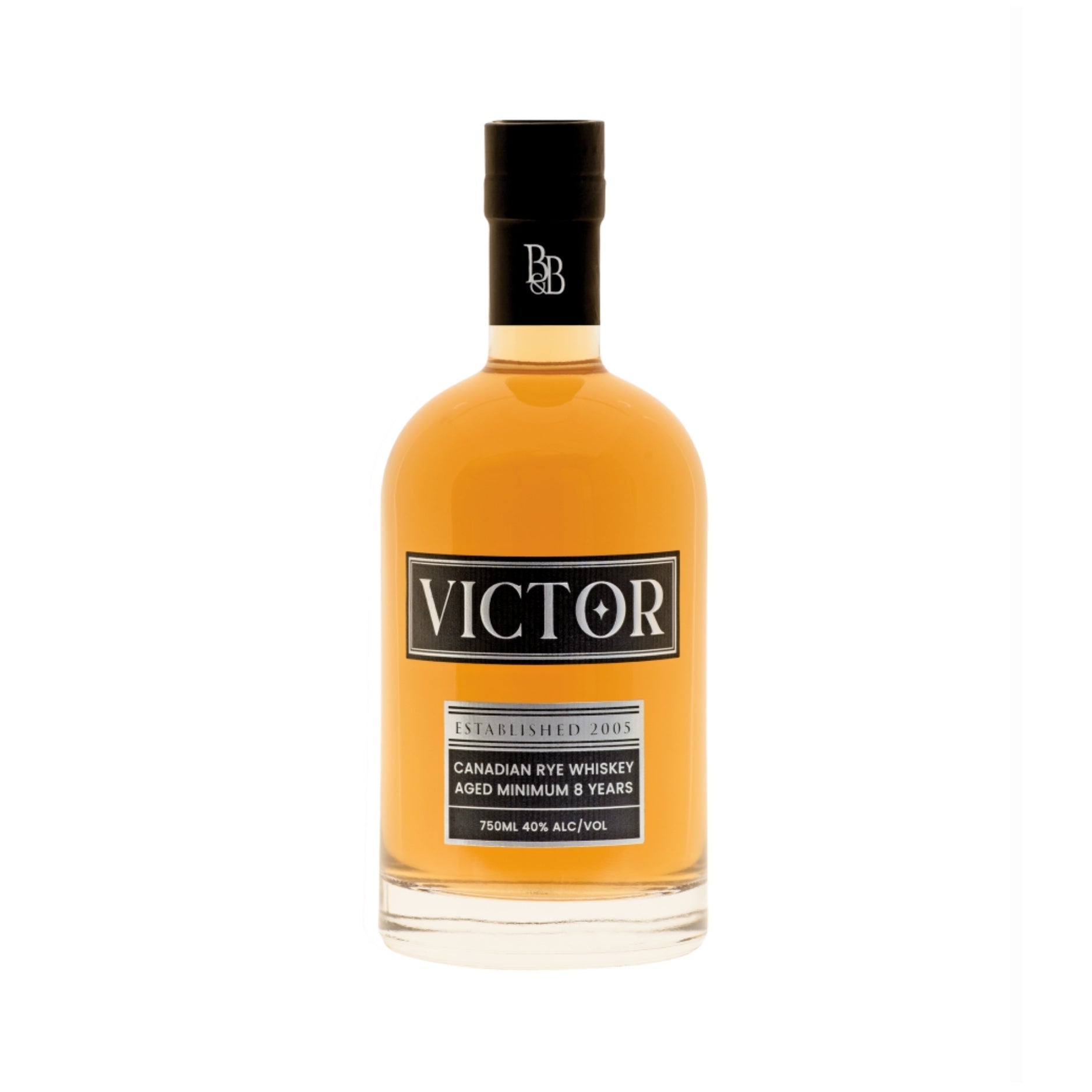 B&B VICTOR CANADIAN WHISKEY 8YR CLS     