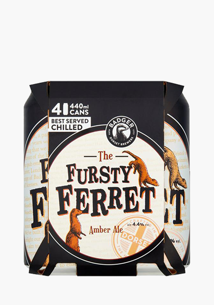 BADGER FURSTY FERRET - 4PK CANS         