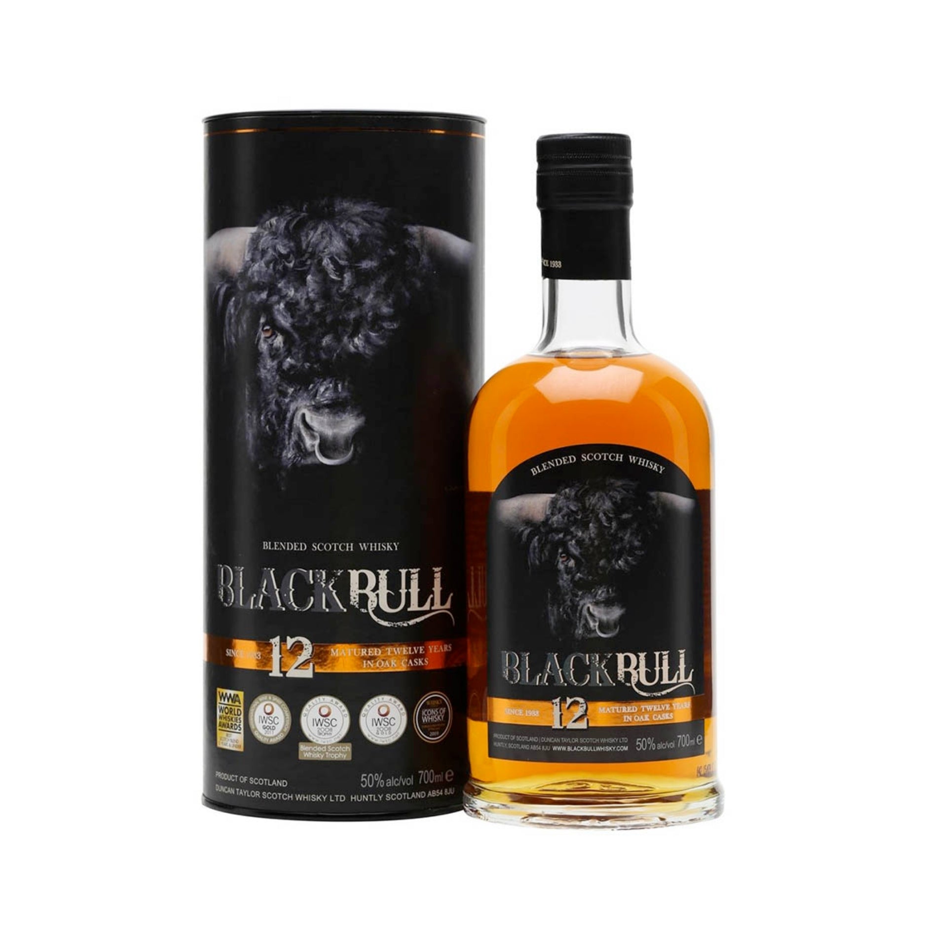 BLACKBULL 12 YEAR OLD BLENDED SCOTCH    