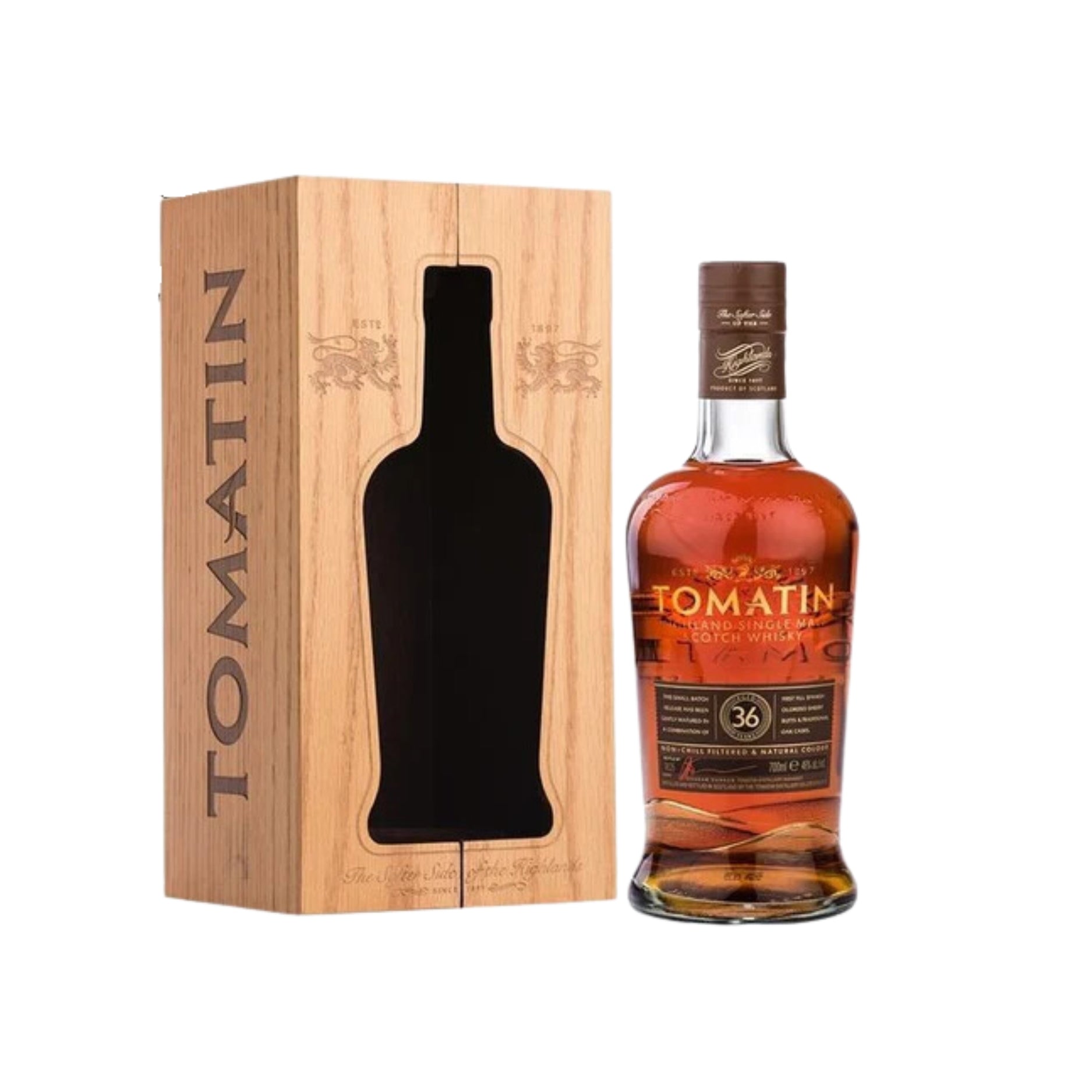 TOMATIN HIGHLAND SINGLE MALT 36 YEAR    