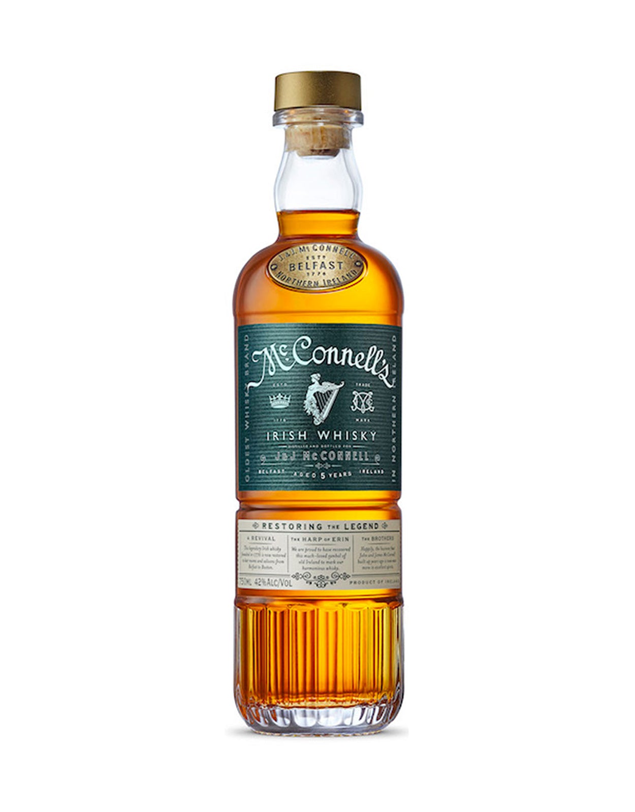 MCCONNELL'S IRISH WHISKY 5YR OLD        
