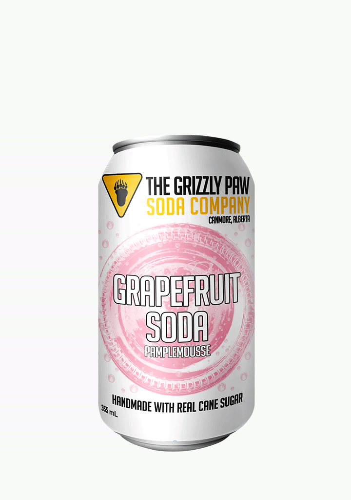 GRIZZLY PAW GRAPEFRUIT SODA (24 X 355)  