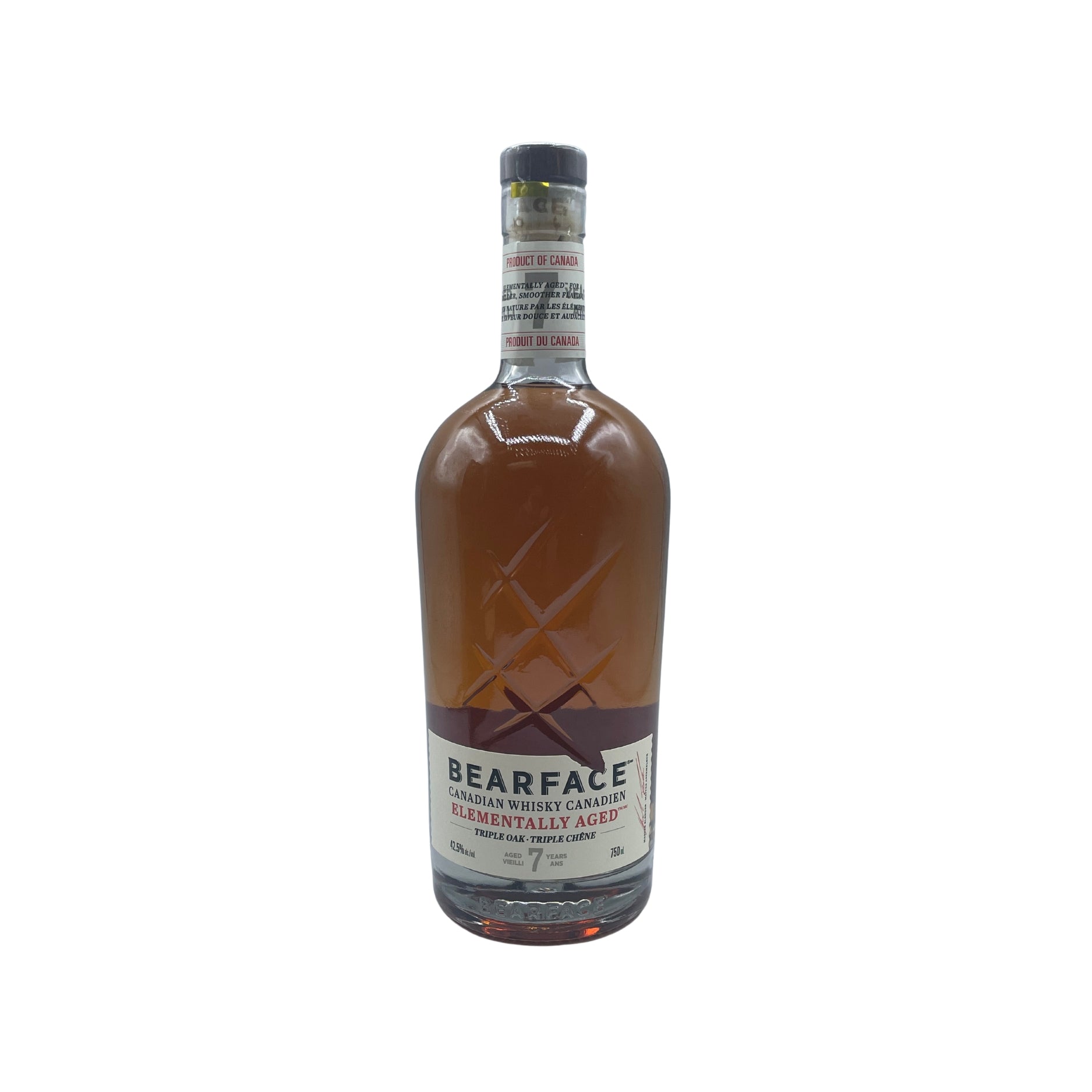 BEARFACE TRIPLE OAK CANADIAN WHISKY     