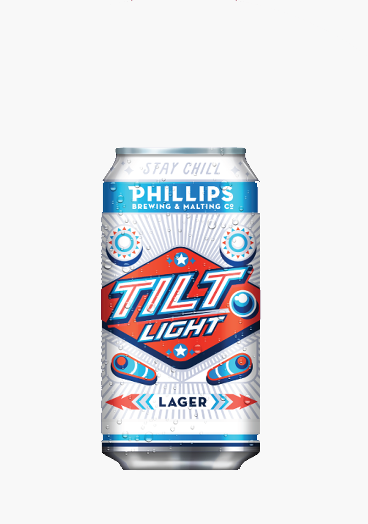 PHILLIPS TILT LIGHT LAGER 15PK CAN      
