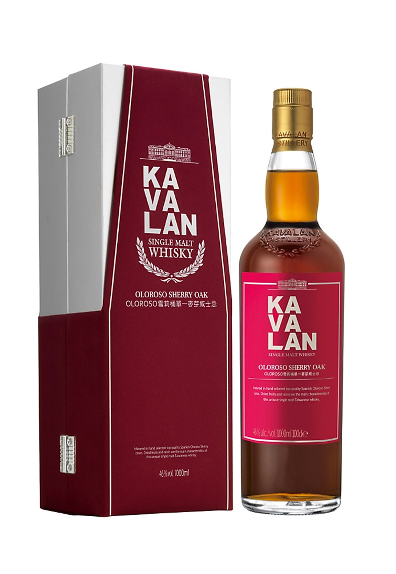 KAVALAN OLOROSO SHERRY OAK SINGLE MALT  