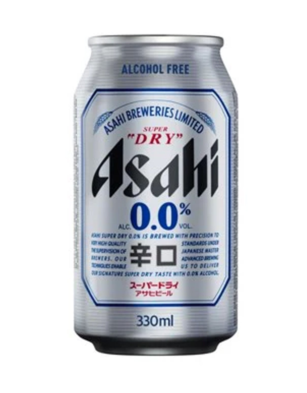 ASAHI SUPER DRY 0.0% 6 X 330ML CANS     