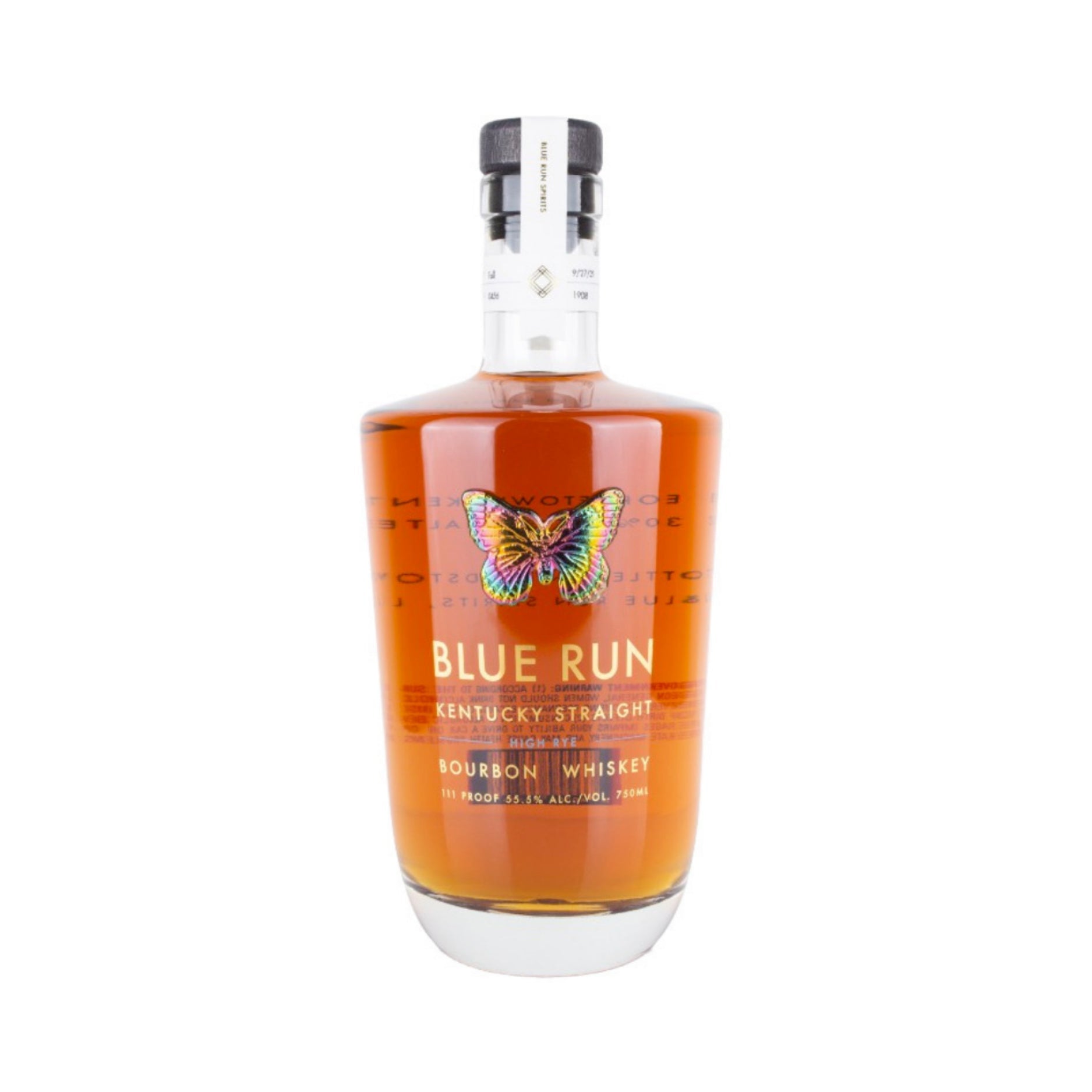 BLUE RUN KS BOURBON WHISKEY HIGH RYE    