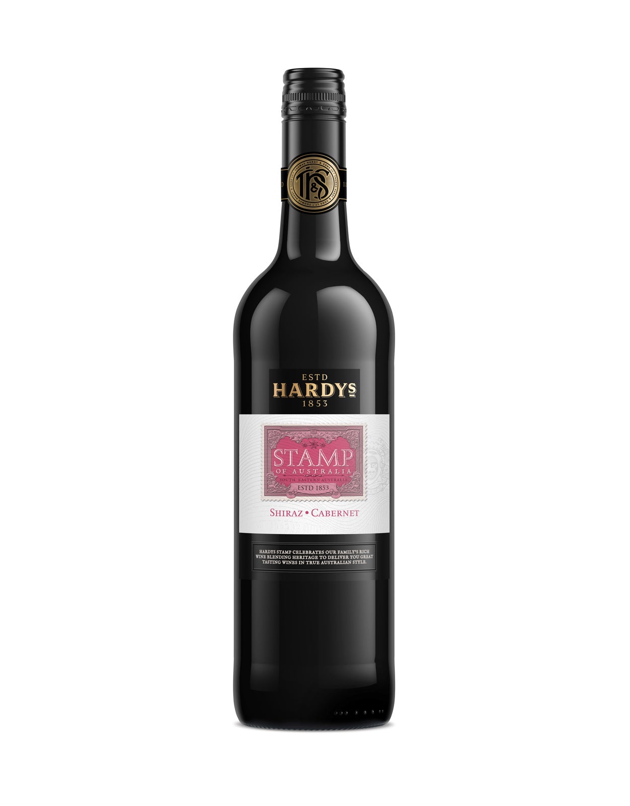 HARDYS STAMP SHIRAZ CAB SAUV            