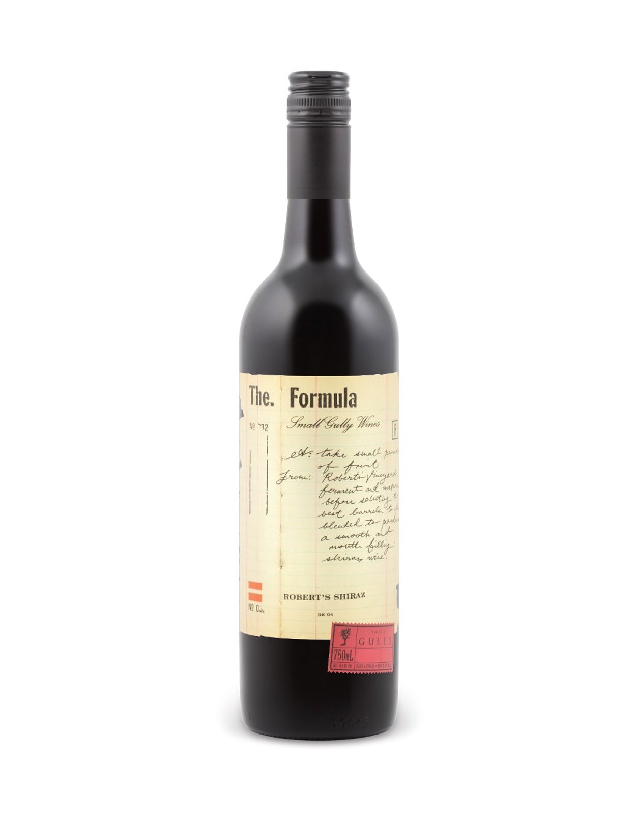 SMALL GULLY THE FORMULA ROBERT'S SHIRAZ 