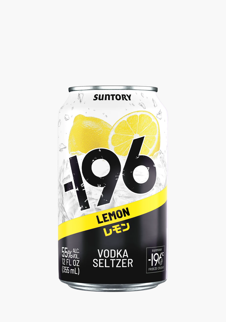 Suntory -196 Lemon Vodka Seltzer - 4x355ML