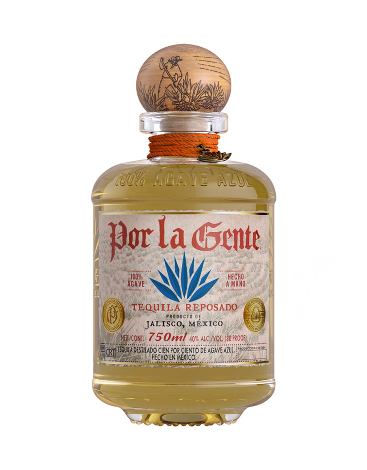 POR LA GENTE TEQUILA REPOSADO           