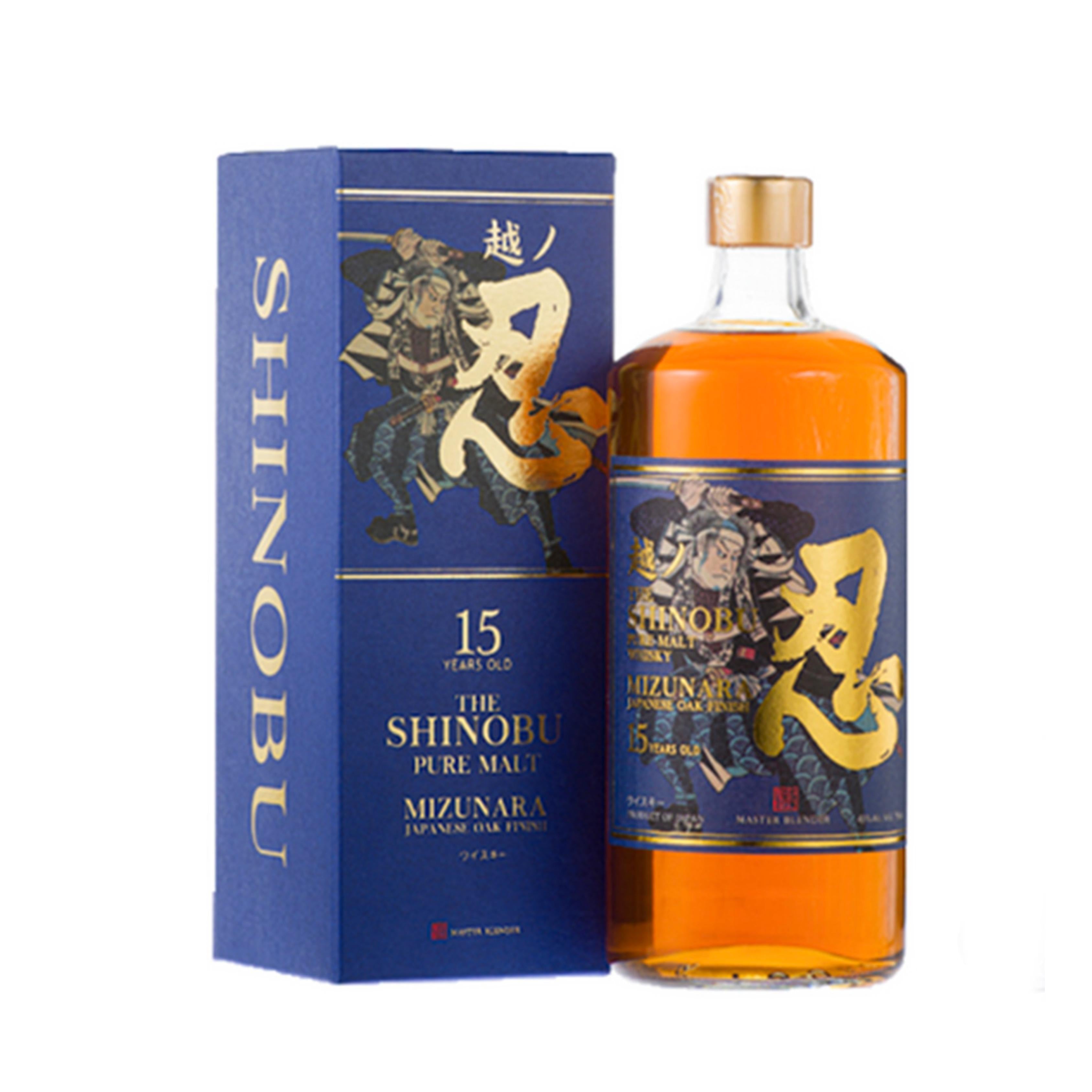 SHINOBU 15 YEAR OLD PURE MALT WHISKY    