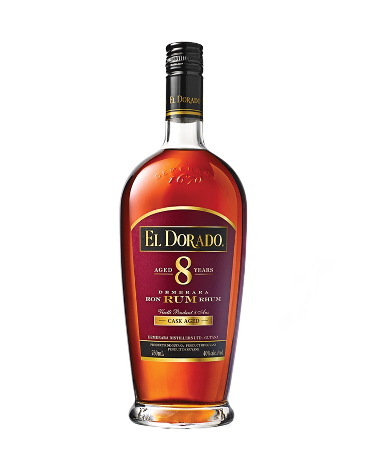 EL DORADO 8 YEAR OLD RUM                