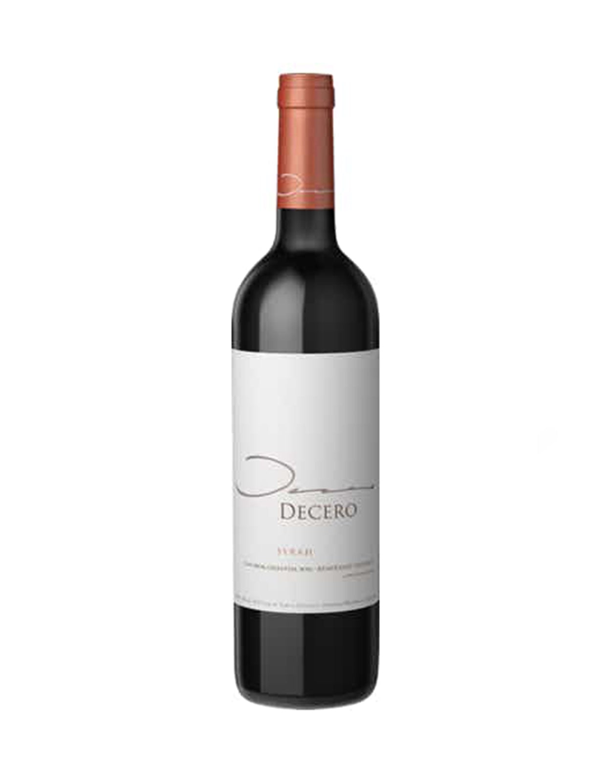 DECERO SYRAH REMOLINOS VINEYARD         