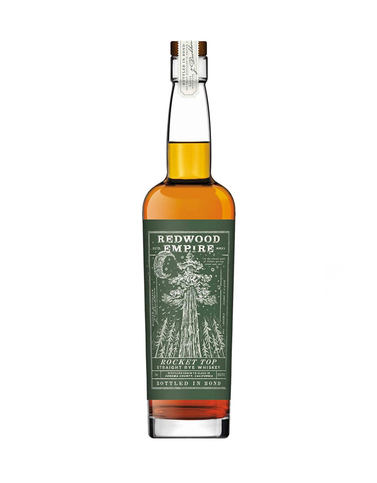 REDWOOD EMPIRE ROCKET TOP RYE WHISKEY   