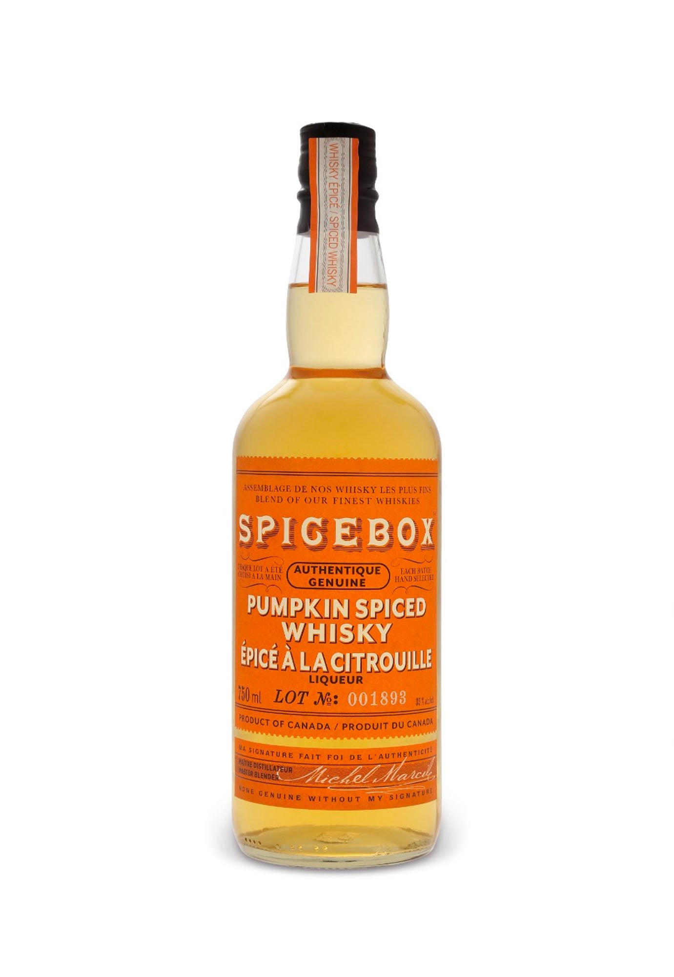 SPICEBOX PUMPKIN CANADIAN SPICED WHISKY 