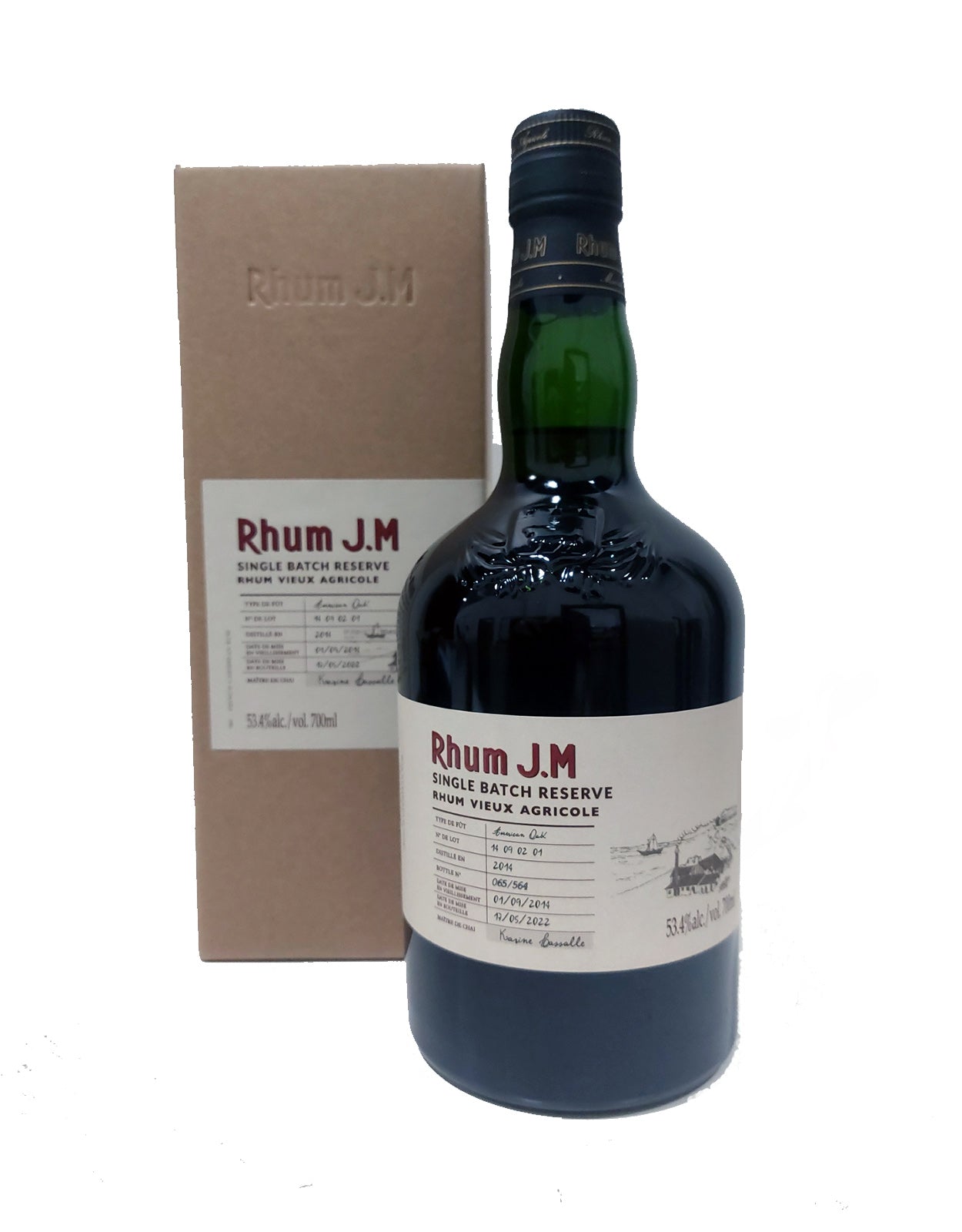 JM RHUM - 2014 NEW OAK CASK #1409       