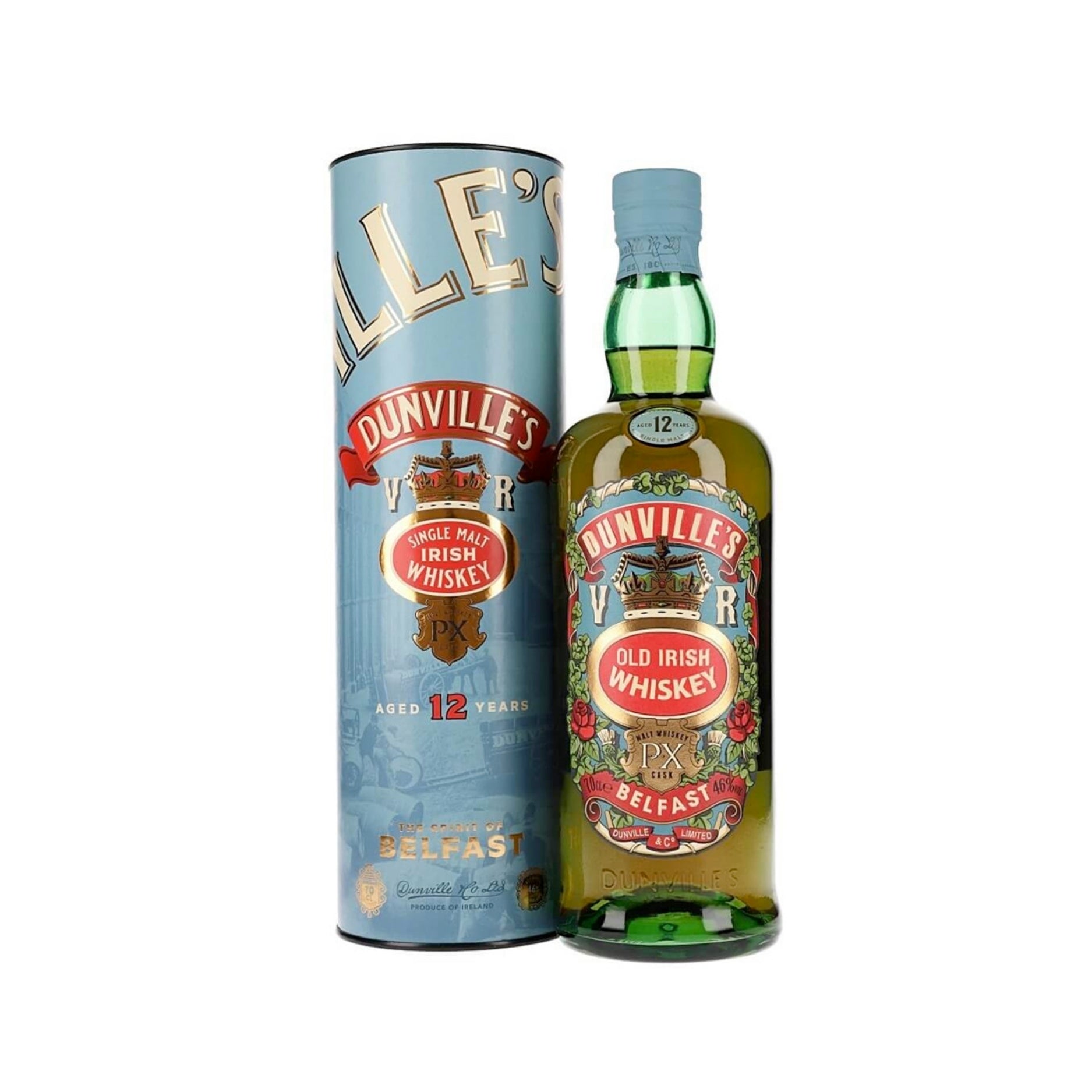 DUNVILLE'S PX 12 IRISH WHISKEY          