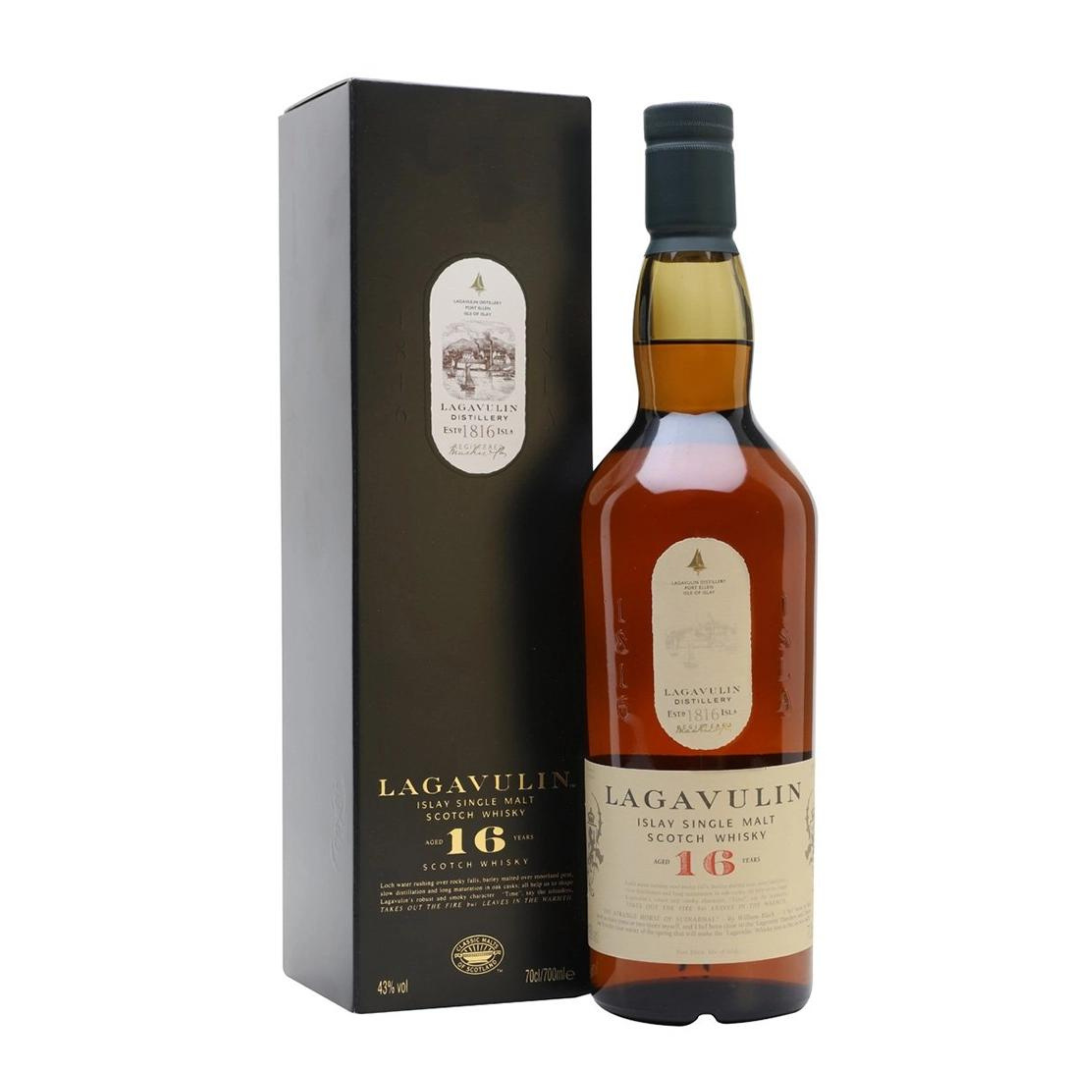 LAGAVULIN ISLAY MALT 16 YR              