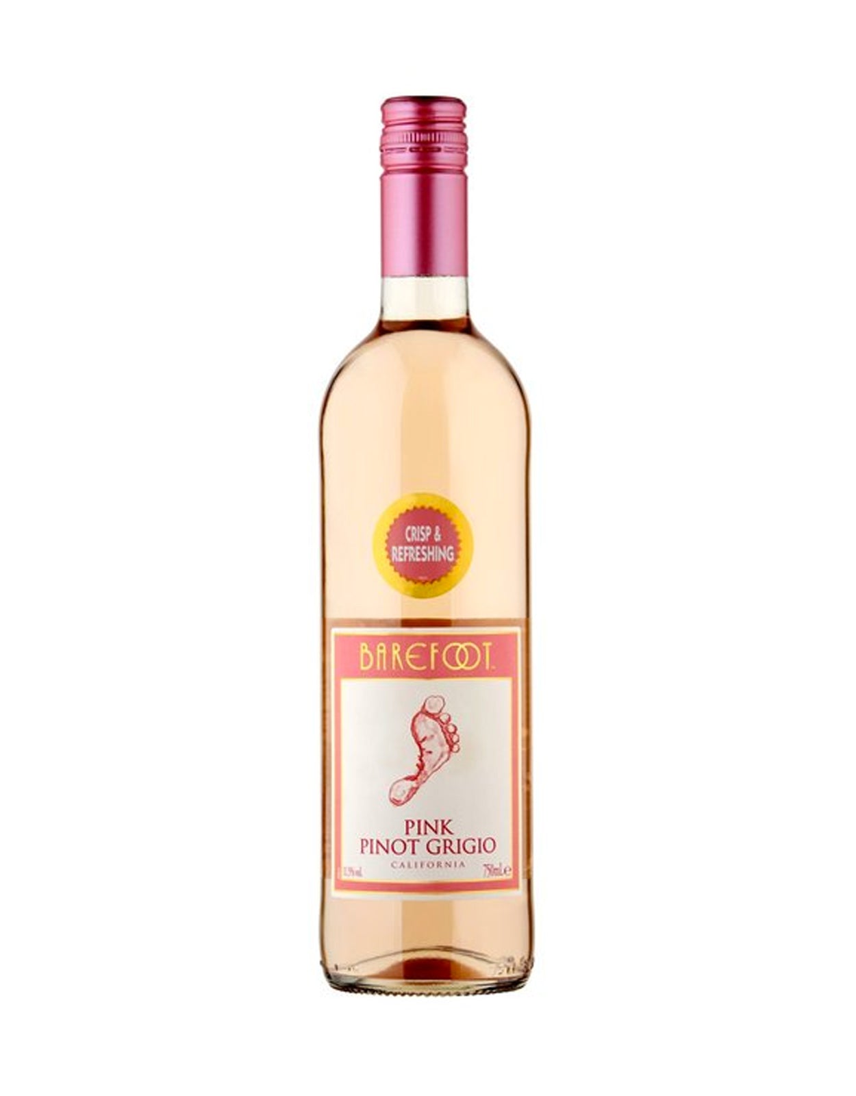 BAREFOOT PINK PINOT GRIGIO              