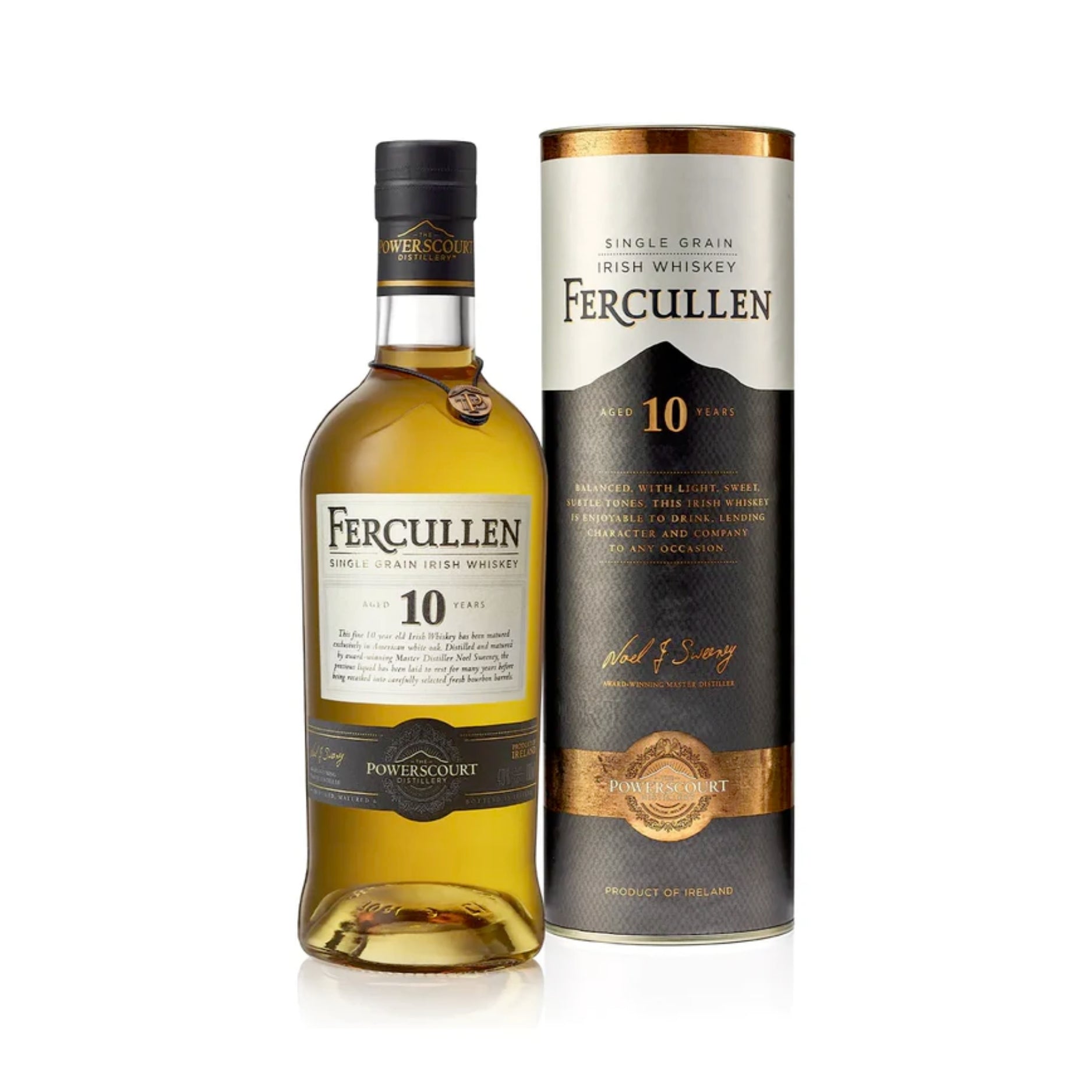 FERCULLEN 10 YEAR OLD IRISH WHISKEY.    